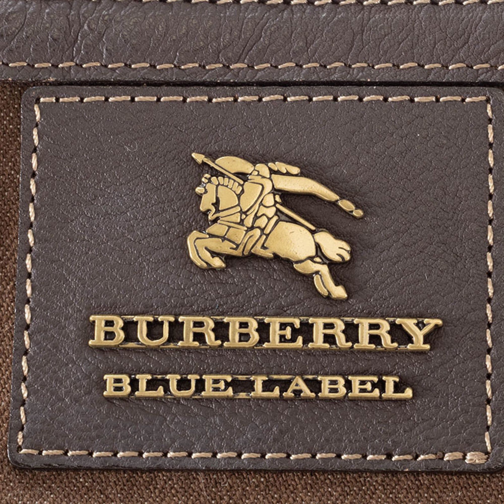 Burberry Burberry Reversible Tote Bag Canvas Brown | Multicolor Women's Blue Label Size ONE SIZE - 7 Thumbnail