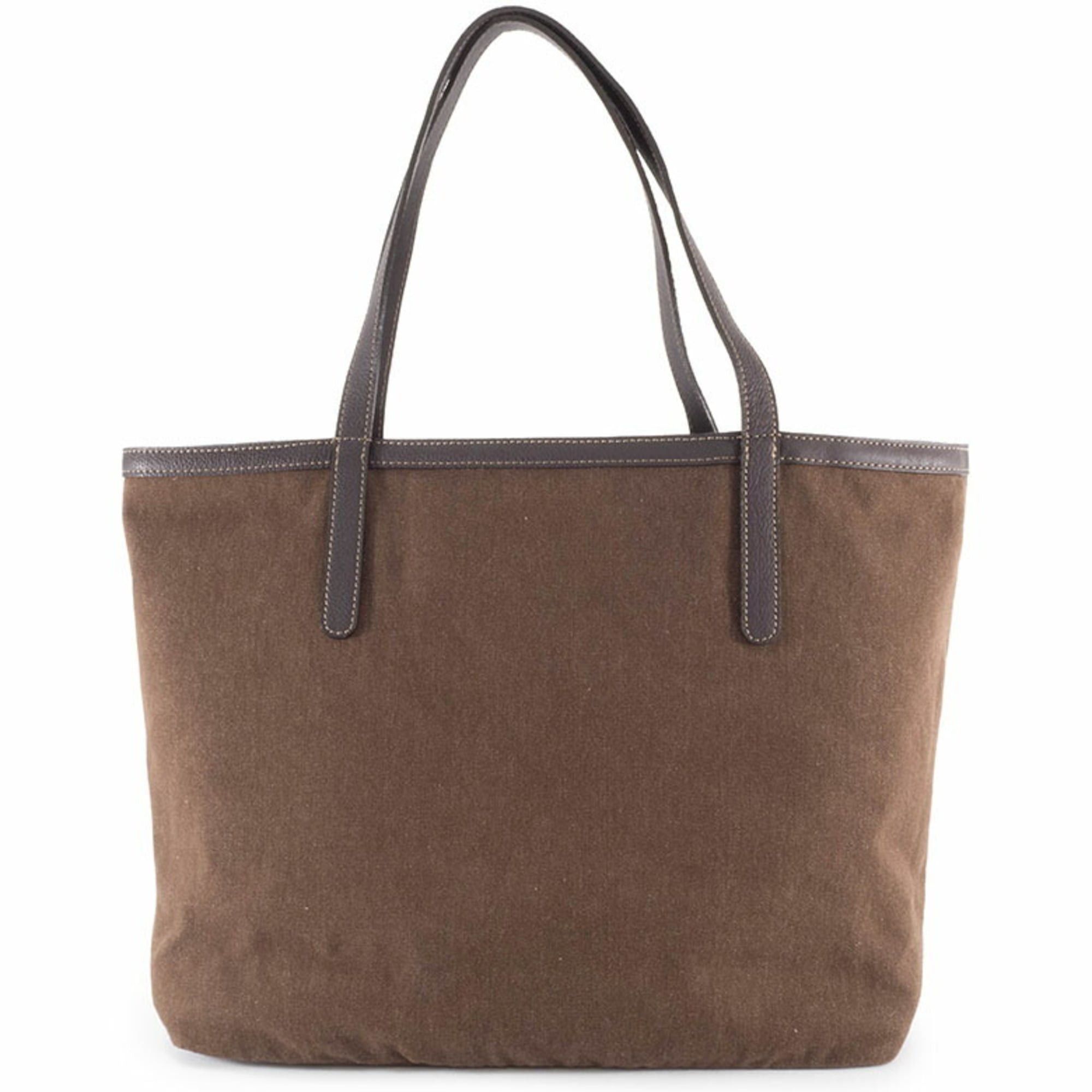 Burberry Burberry Reversible Tote Bag Canvas Brown | Multicolor Women's Blue Label Size ONE SIZE - 4 Thumbnail