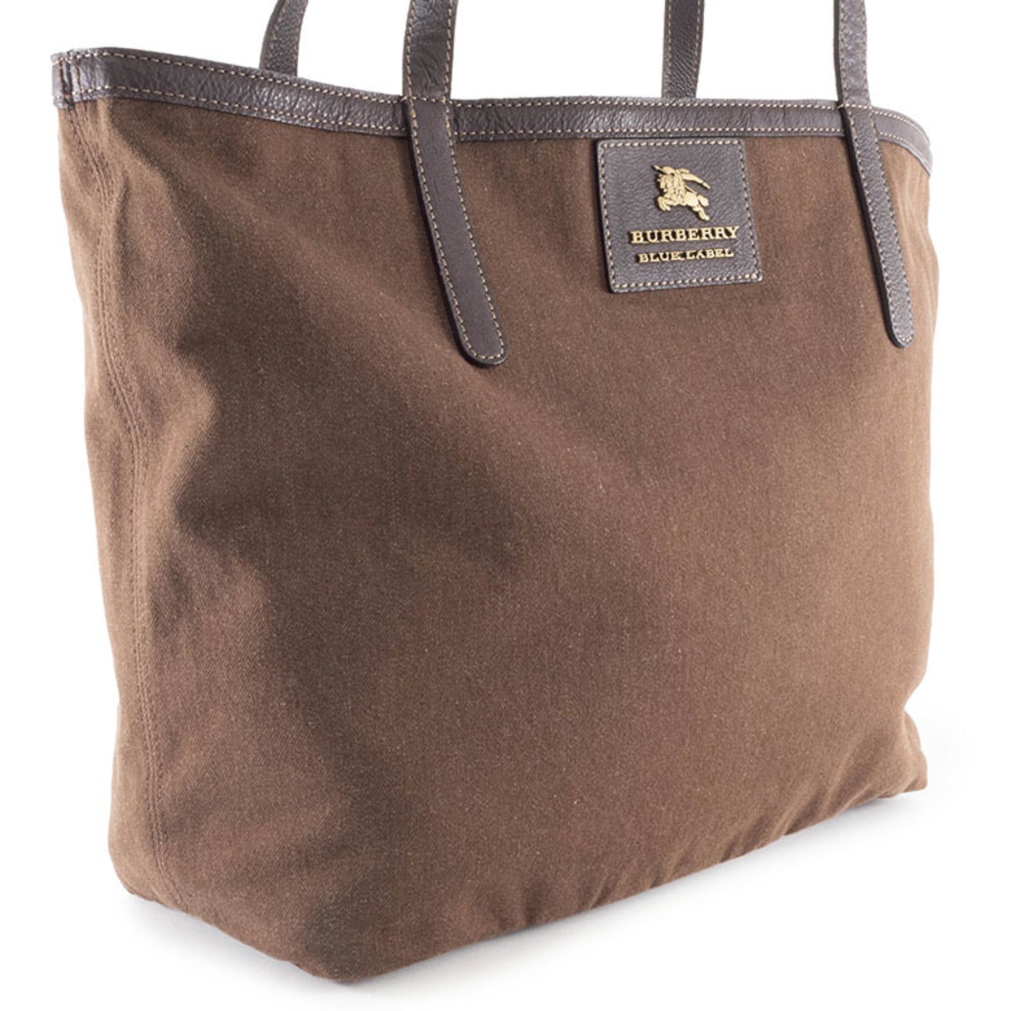 Burberry Burberry Reversible Tote Bag Canvas Brown | Multicolor Women's Blue Label Size ONE SIZE - 3 Thumbnail