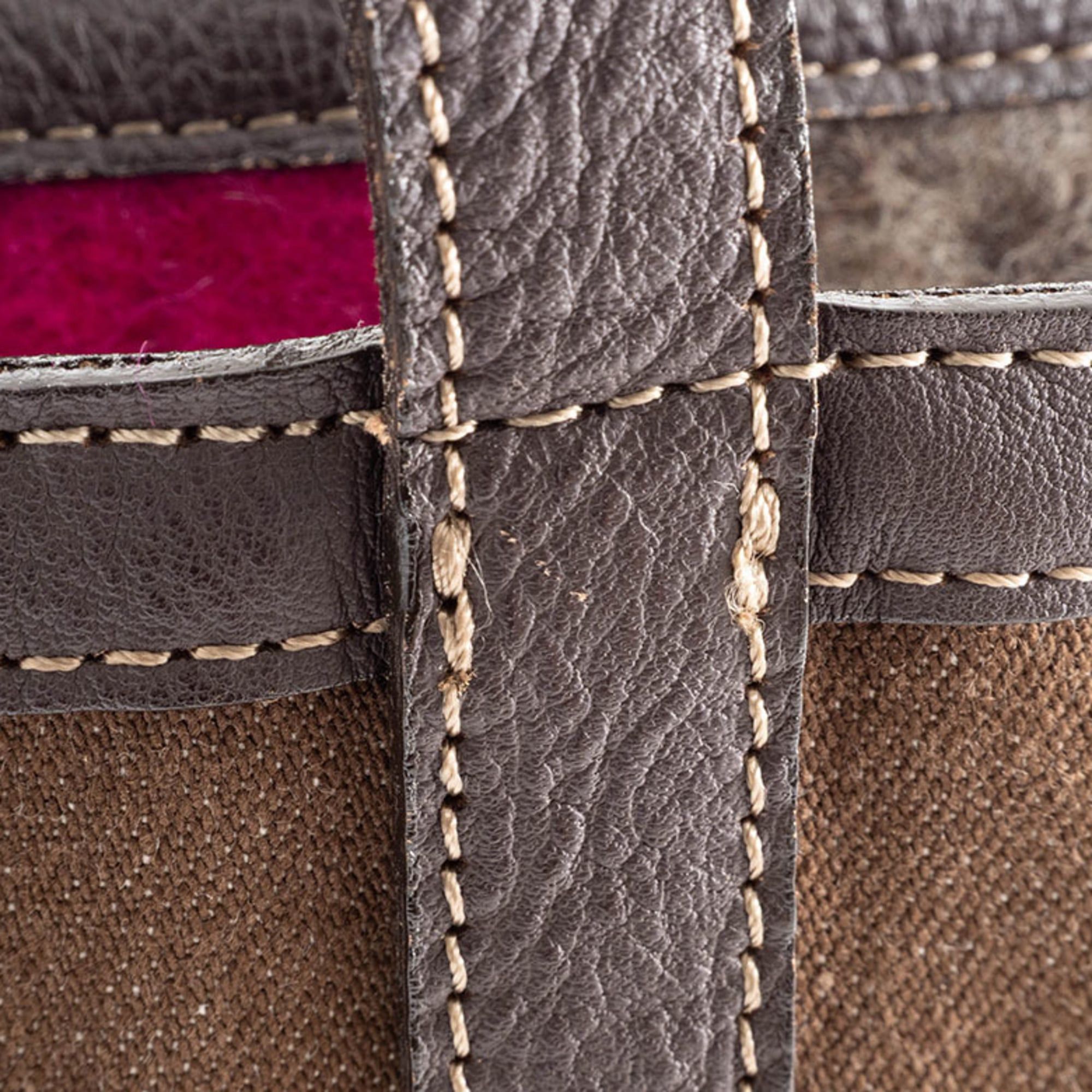 Burberry Burberry Reversible Tote Bag Canvas Brown | Multicolor Women's Blue Label Size ONE SIZE - 14 Thumbnail