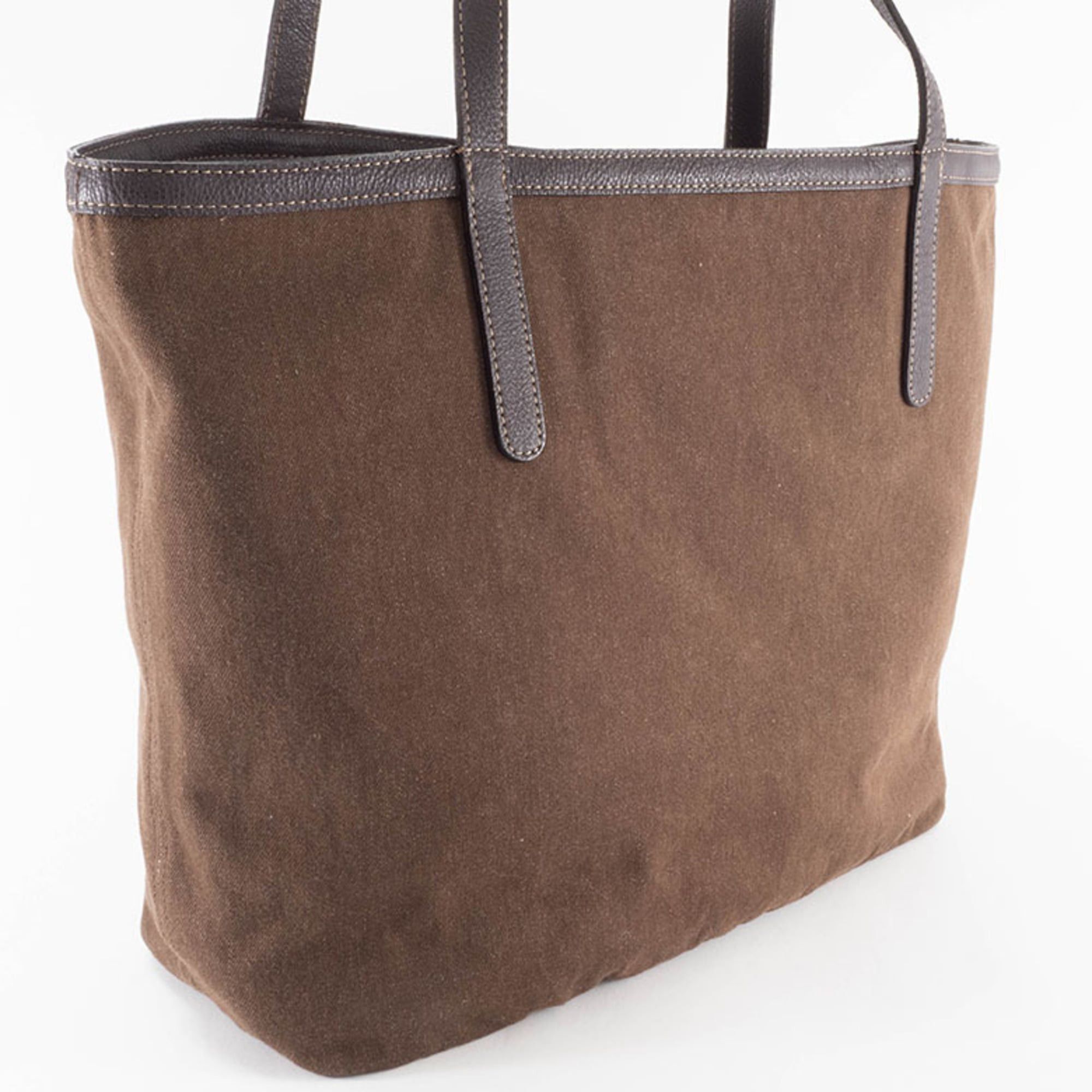 Burberry Burberry Reversible Tote Bag Canvas Brown | Multicolor Women's Blue Label Size ONE SIZE - 18 Thumbnail