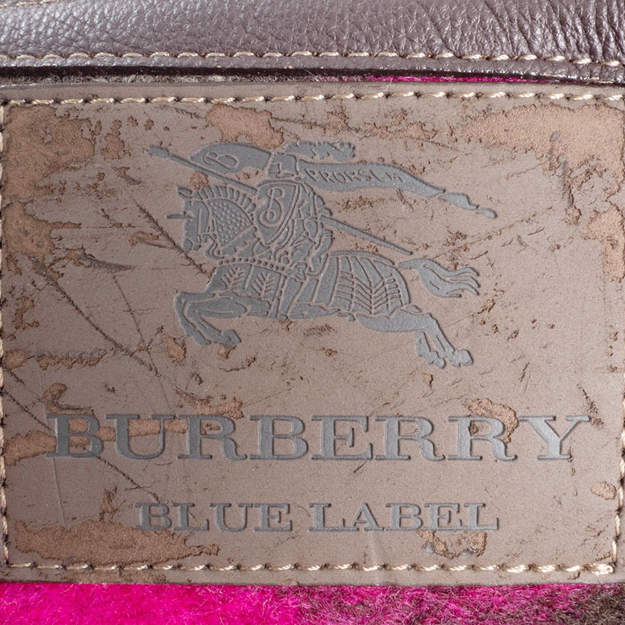 Burberry Burberry Reversible Tote Bag Canvas Brown | Multicolor Women's Blue Label Size ONE SIZE - 9 Thumbnail