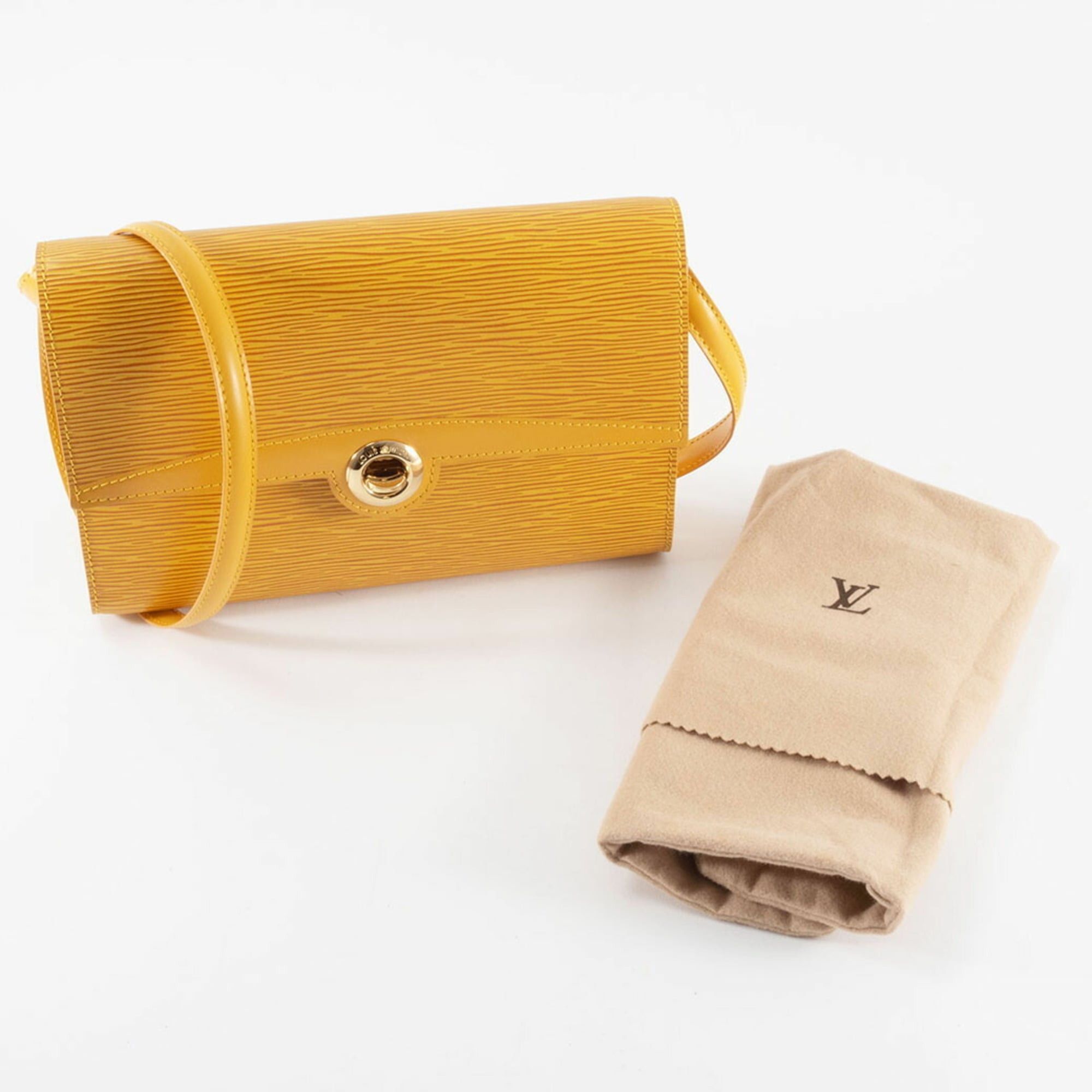 Louis Vuitton Louis Vuitton Arche Pochette Shoulder Bag in Epi Leather, Yellow, M52577 Size ONE SIZE - 16 Thumbnail