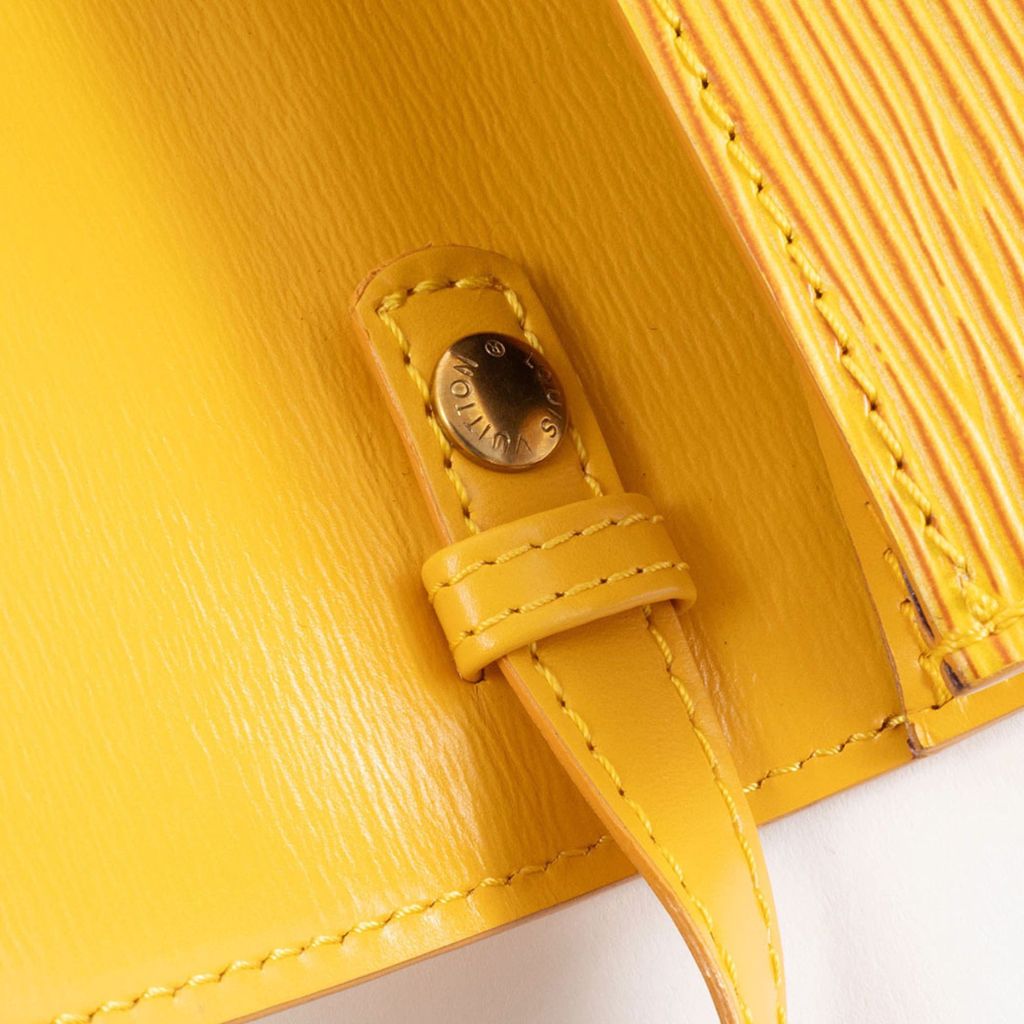 Louis Vuitton Louis Vuitton Arche Pochette Shoulder Bag in Epi Leather, Yellow, M52577 Size ONE SIZE - 15 Thumbnail