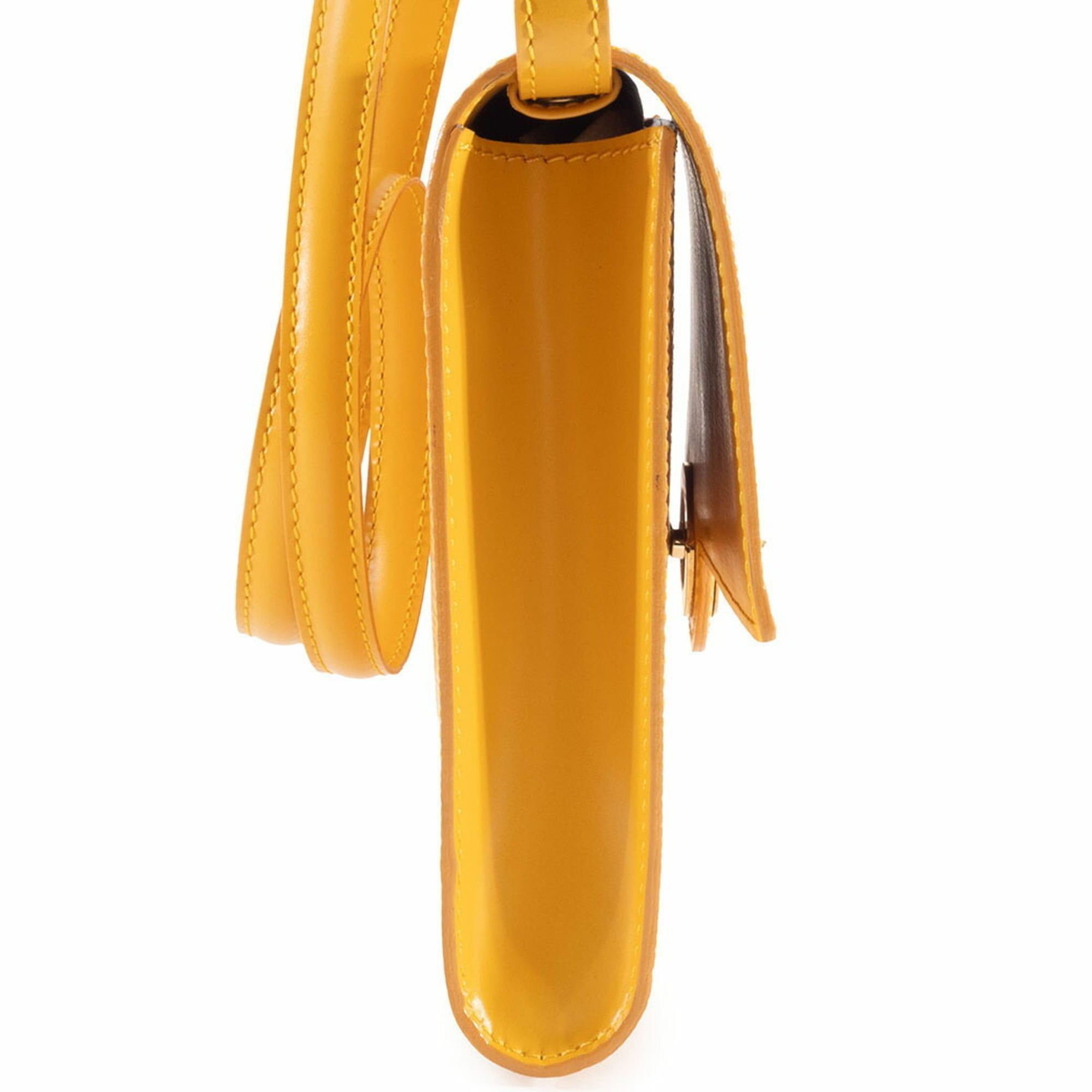 Louis Vuitton Louis Vuitton Arche Pochette Shoulder Bag in Epi Leather, Yellow, M52577 Size ONE SIZE - 4 Thumbnail