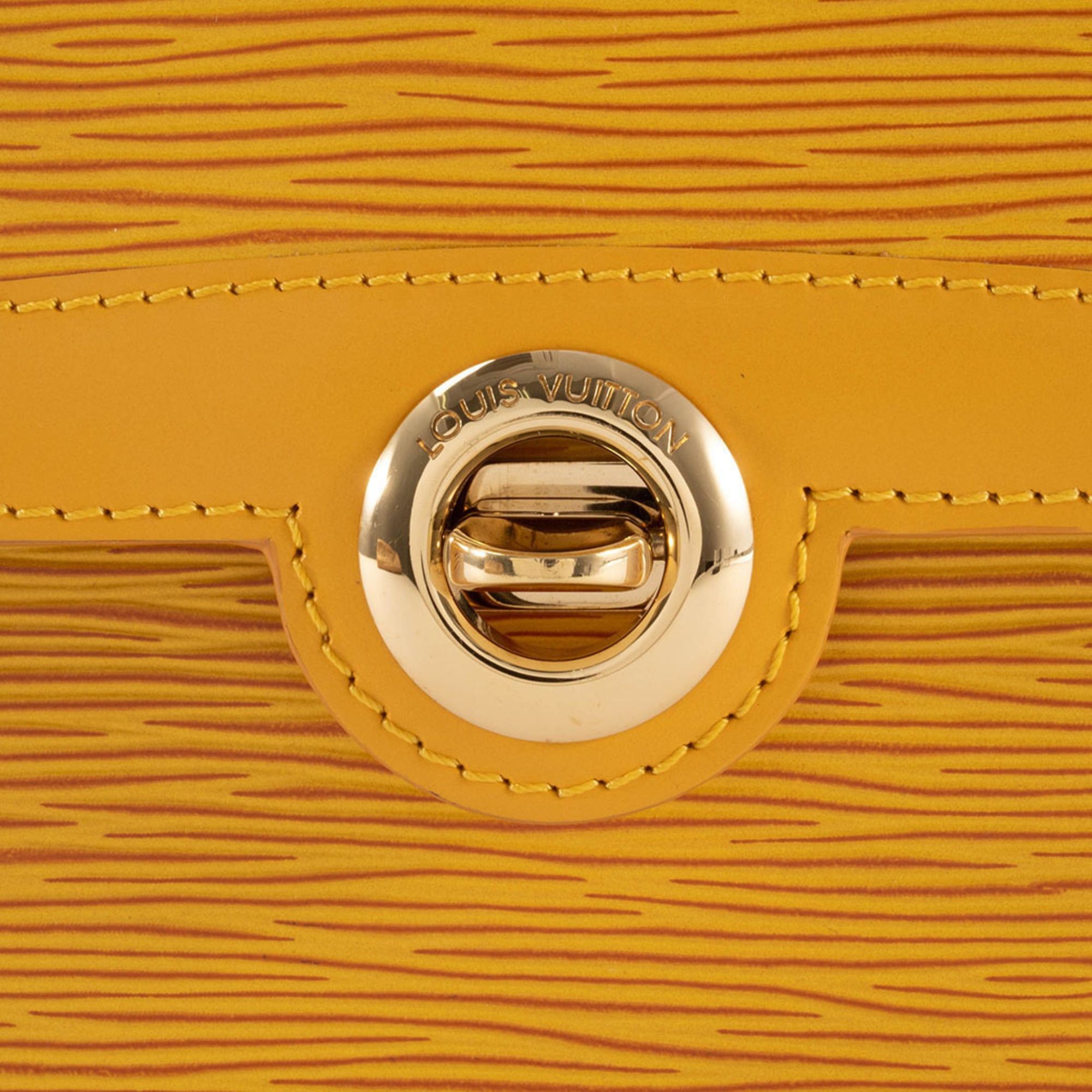 Louis Vuitton Louis Vuitton Arche Pochette Shoulder Bag in Epi Leather, Yellow, M52577 Size ONE SIZE - 10 Thumbnail