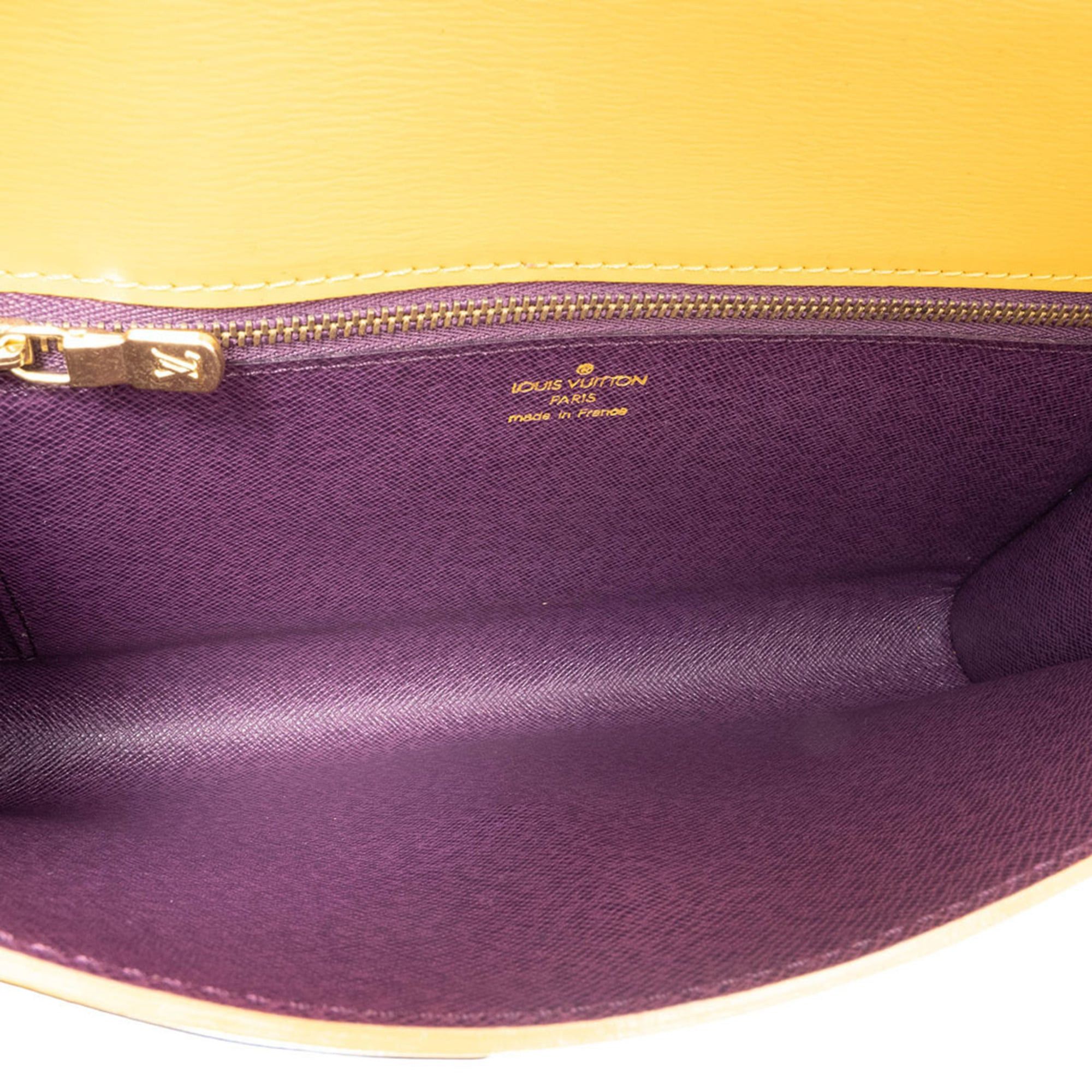 Louis Vuitton Louis Vuitton Arche Pochette Shoulder Bag in Epi Leather, Yellow, M52577 Size ONE SIZE - 13 Thumbnail