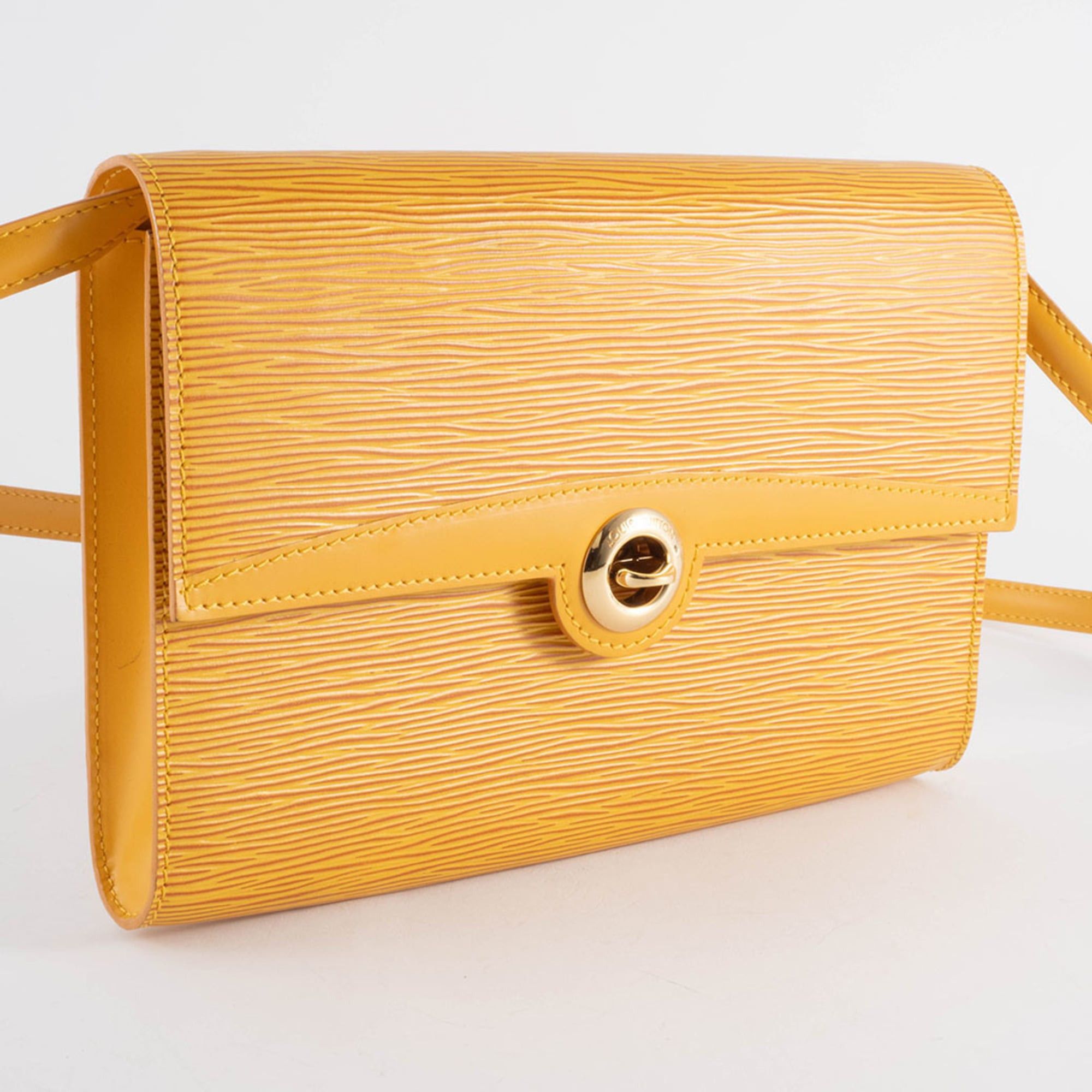 Louis Vuitton Louis Vuitton Arche Pochette Shoulder Bag in Epi Leather, Yellow, M52577 Size ONE SIZE - 8 Thumbnail