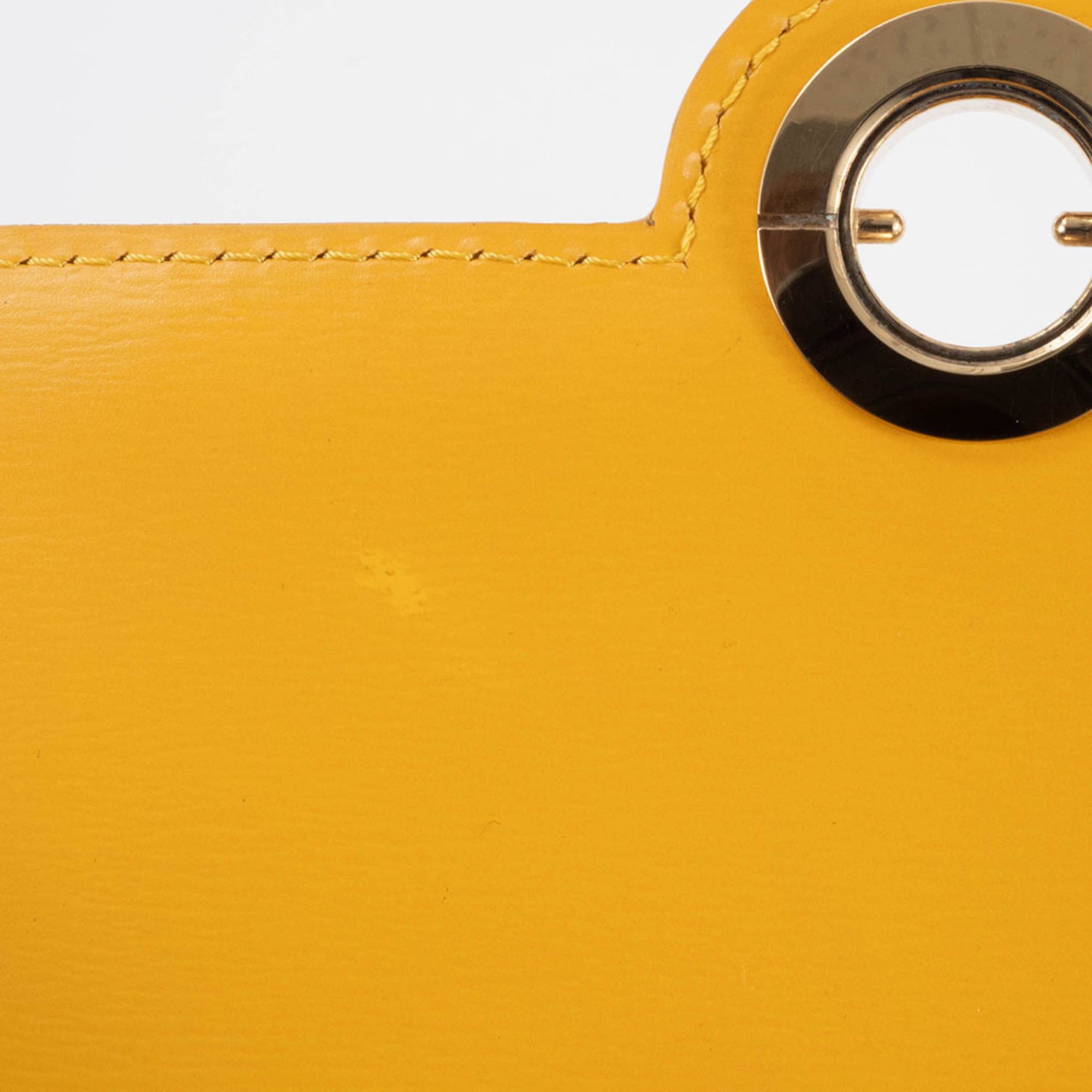 Louis Vuitton Louis Vuitton Arche Pochette Shoulder Bag in Epi Leather, Yellow, M52577 Size ONE SIZE - 14 Thumbnail