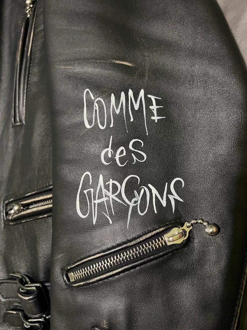 Comme des Garcons CDG X Lewis Leathers Leather Jacket Size US M / EU 48-50 / 2 - 5 Thumbnail