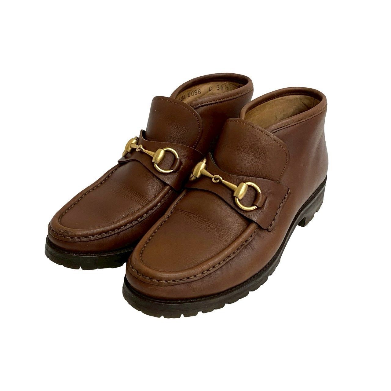 Gucci Gucci Gucci Horsebit Leather Boots Leather Shoes DUTY FREE for USA Size ONE SIZE - 5 Thumbnail