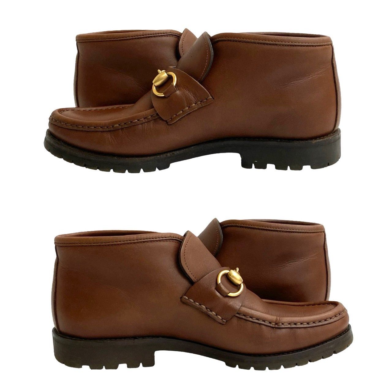 Gucci Gucci Gucci Horsebit Leather Boots Leather Shoes DUTY FREE for USA Size ONE SIZE - 3 Thumbnail