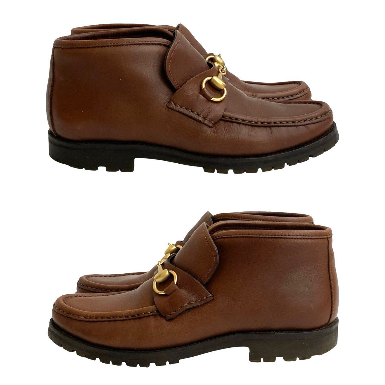 Gucci Gucci Gucci Horsebit Leather Boots Leather Shoes DUTY FREE for USA Size ONE SIZE - 4 Thumbnail