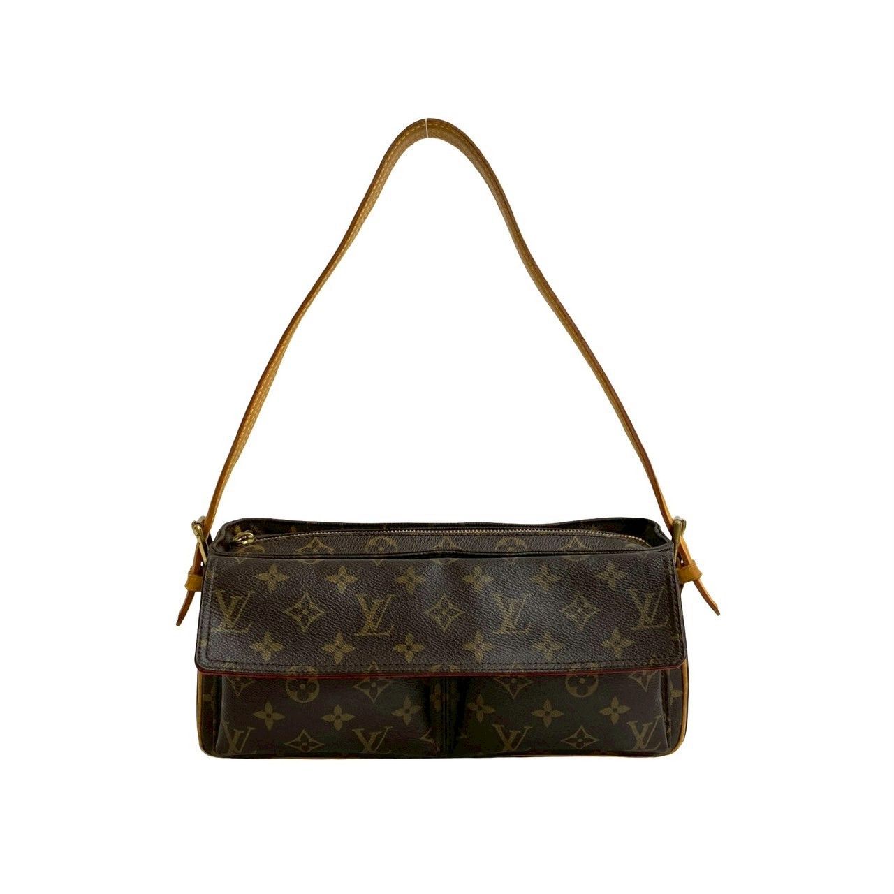 Louis Vuitton Louis Vuitton Louis Vuitton Vivasite Monogram Leather Shoulder Bag Canvas Shoulder Bag DUTY FREE for USA Size ONE SIZE - 2 Thumbnail