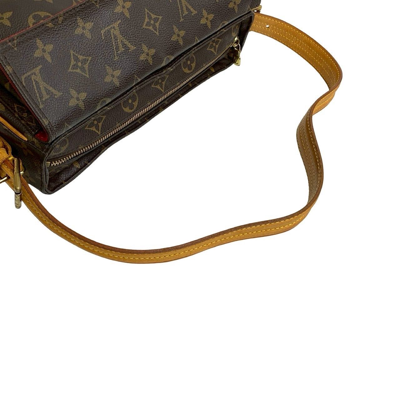 Louis Vuitton Louis Vuitton Louis Vuitton Vivasite Monogram Leather Shoulder Bag Canvas Shoulder Bag DUTY FREE for USA Size ONE SIZE - 5 Thumbnail