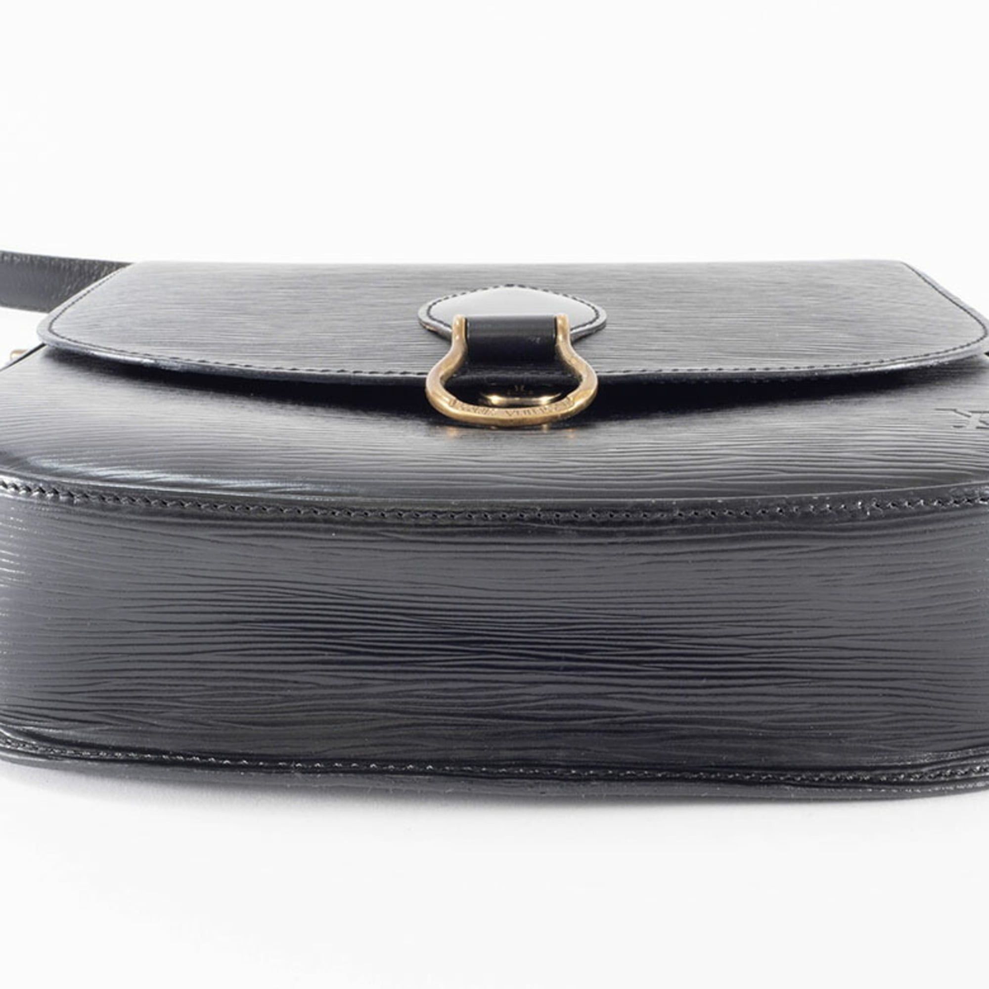 Louis Vuitton Louis Vuitton Saint-Cloud Epi Leather Shoulder Bag M52192 Black Women's (Slightly Sticky) Size ONE SIZE - 11 Thumbnail