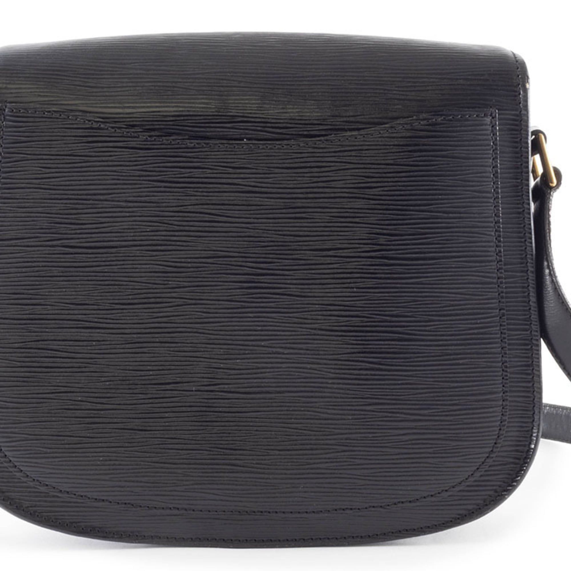 Louis Vuitton Louis Vuitton Saint-Cloud Epi Leather Shoulder Bag M52192 Black Women's (Slightly Sticky) Size ONE SIZE - 4 Thumbnail