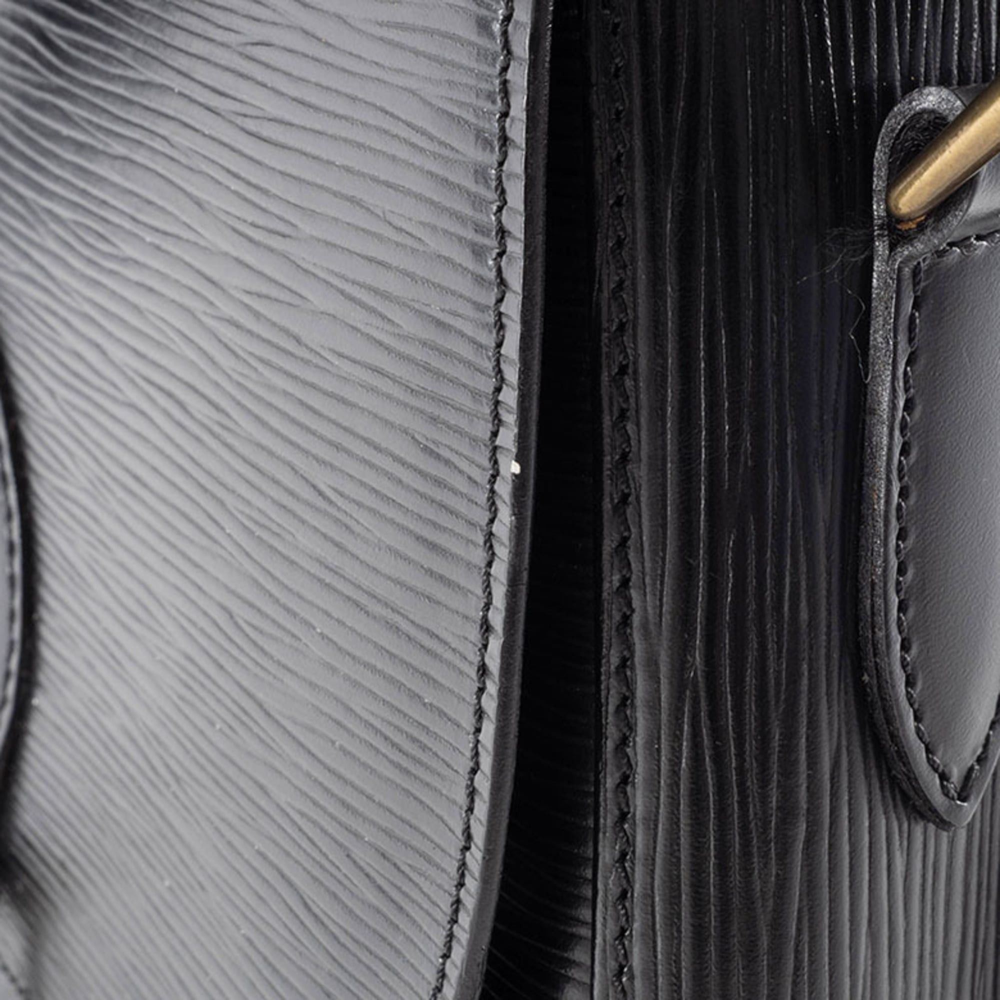 Louis Vuitton Louis Vuitton Saint-Cloud Epi Leather Shoulder Bag M52192 Black Women's (Slightly Sticky) Size ONE SIZE - 16 Thumbnail