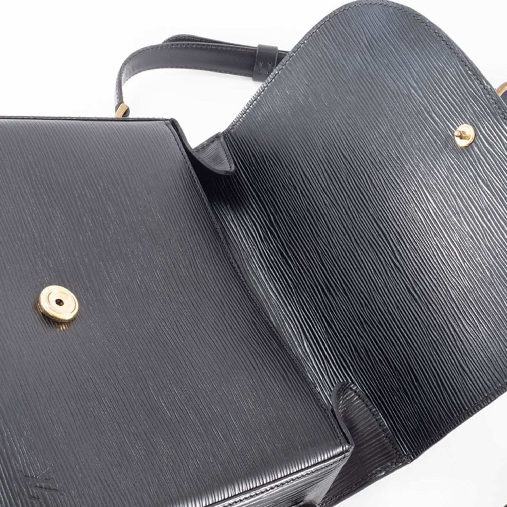 Louis Vuitton Louis Vuitton Saint-Cloud Epi Leather Shoulder Bag M52192 Black Women's (Slightly Sticky) Size ONE SIZE - 18 Thumbnail