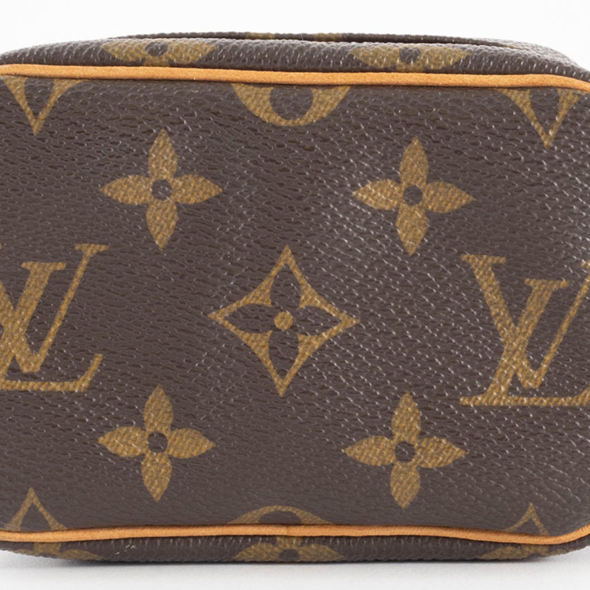 Louis Vuitton Louis Vuitton Truth Wapiti M58030 Monogram Canvas Women's Mini Pouch LOUIS VUITTON Size ONE SIZE - 2 Thumbnail