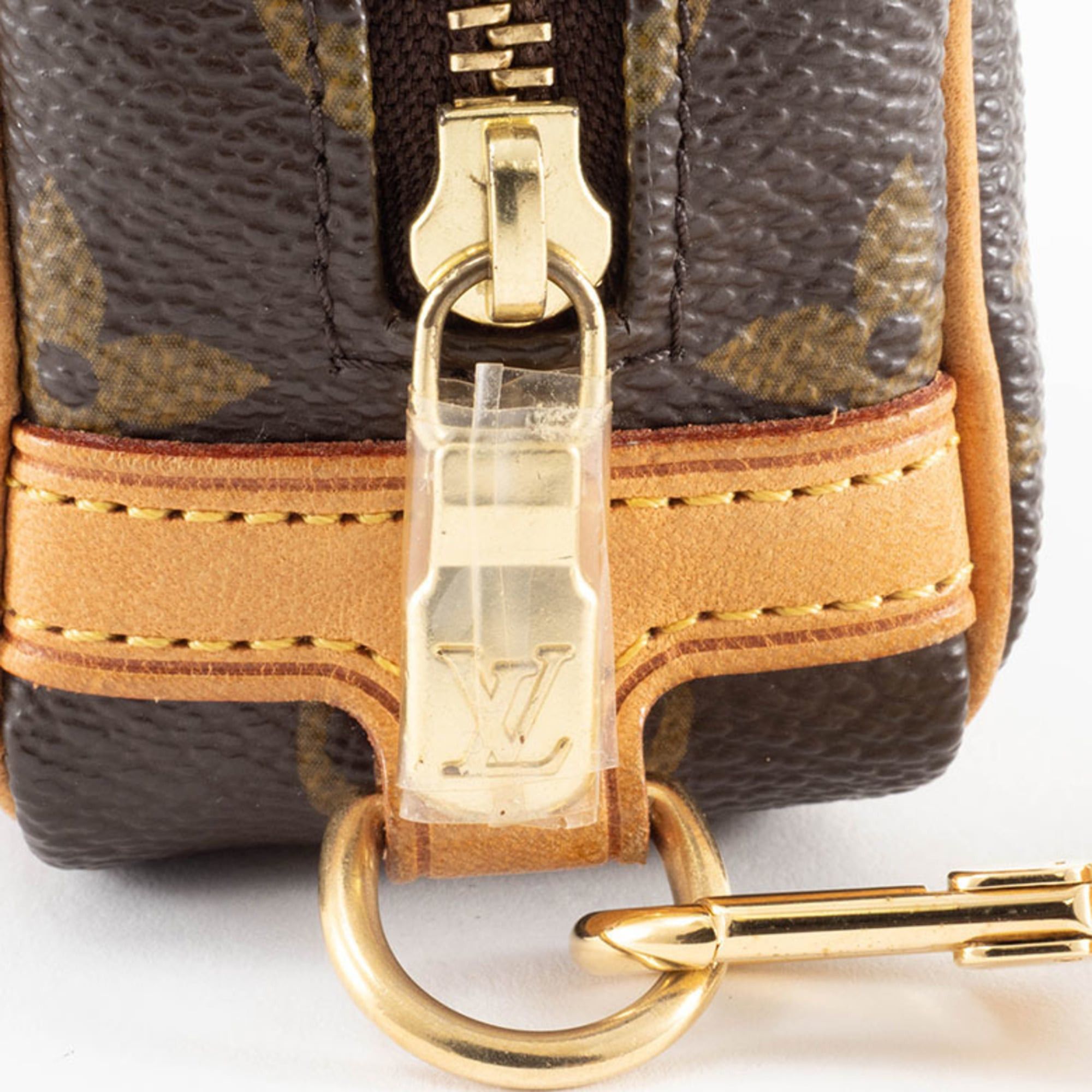 Louis Vuitton Louis Vuitton Truth Wapiti M58030 Monogram Canvas Women's Mini Pouch LOUIS VUITTON Size ONE SIZE - 14 Thumbnail