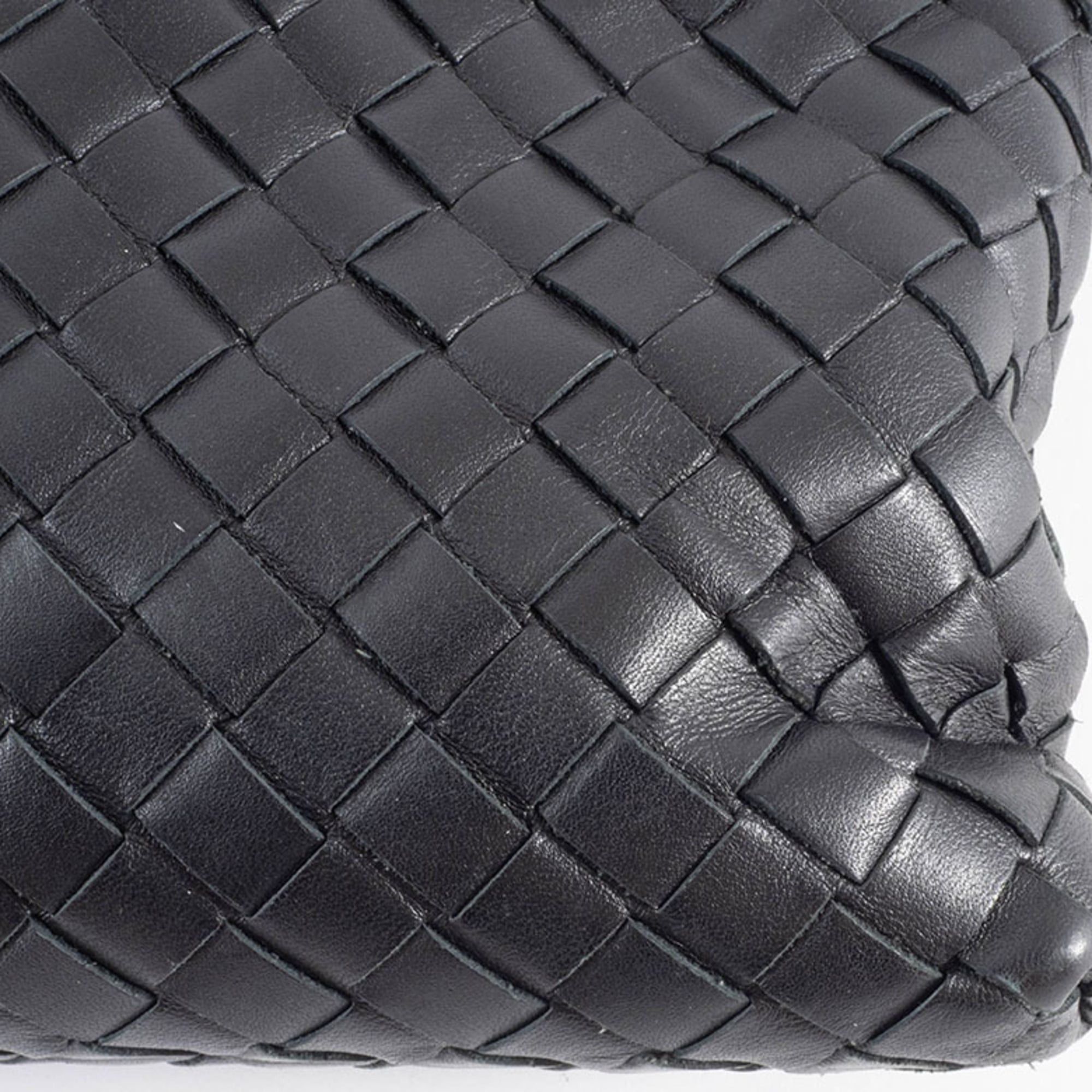 Bottega Veneta Bottega Veneta Intrecciato Shoulder Bag 172736 Leather Black Women's Sacoche BOTTEGA VENETA Size ONE SIZE - 19 Thumbnail