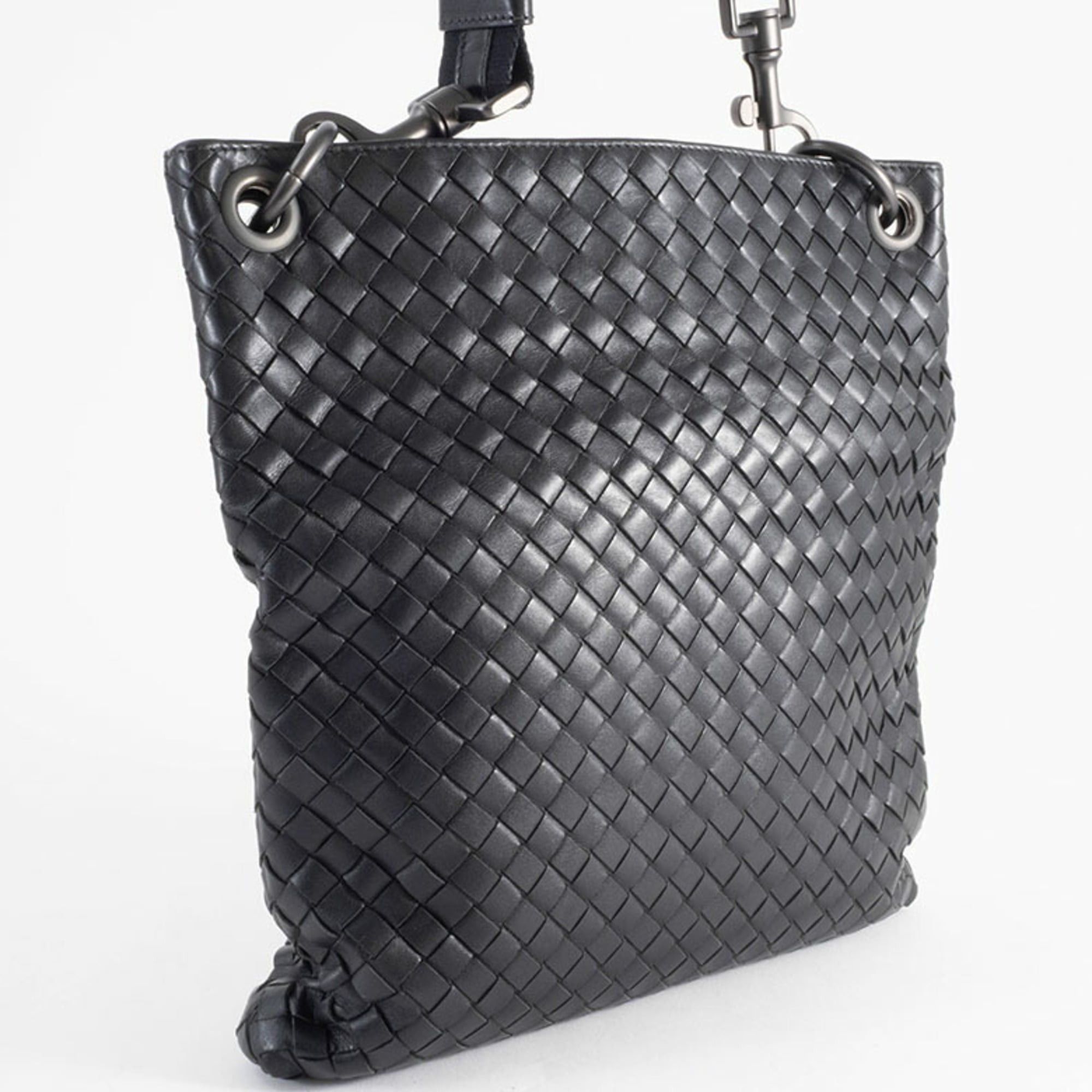 Bottega Veneta Bottega Veneta Intrecciato Shoulder Bag 172736 Leather Black Women's Sacoche BOTTEGA VENETA Size ONE SIZE - 7 Thumbnail