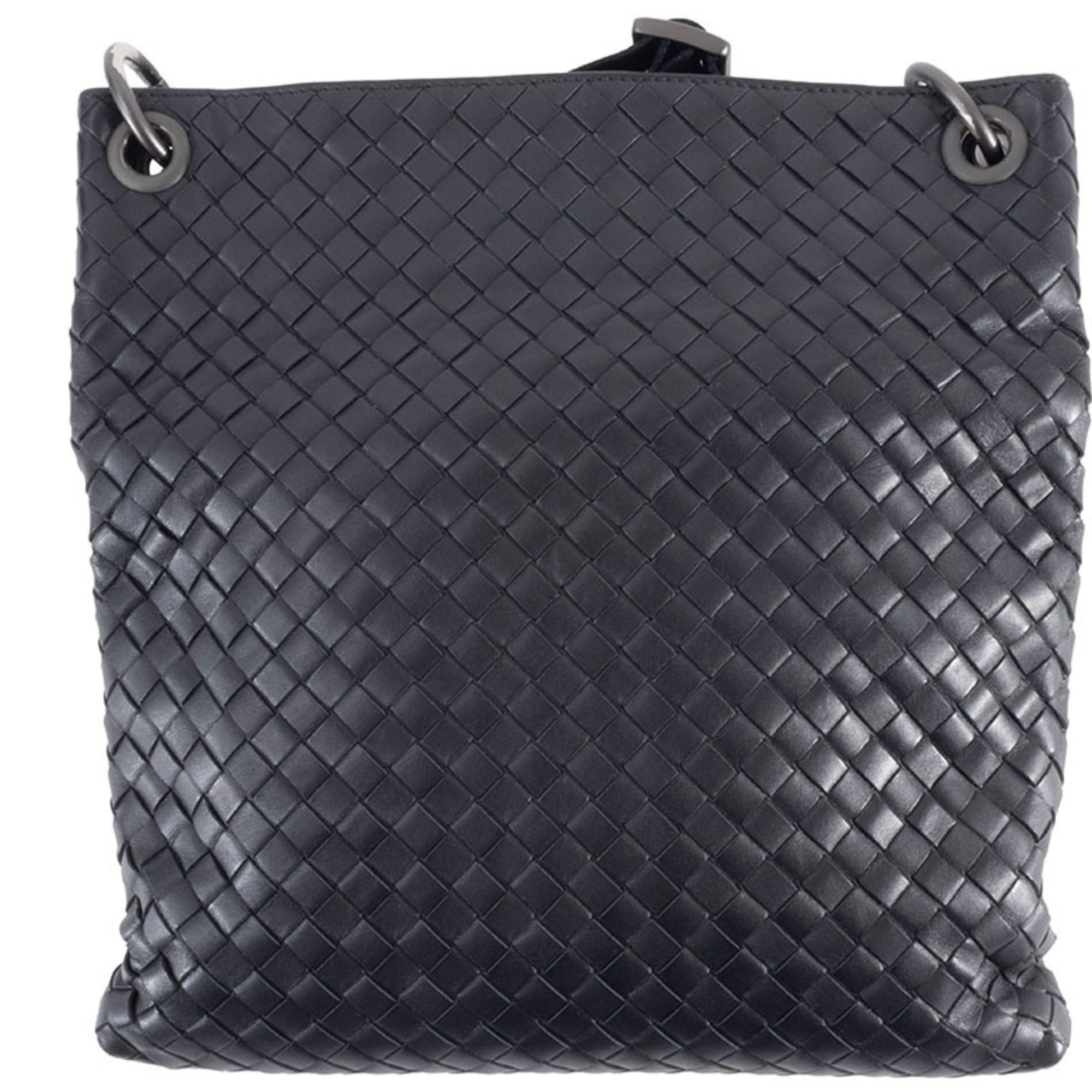 Bottega Veneta Bottega Veneta Intrecciato Shoulder Bag 172736 Leather Black Women's Sacoche BOTTEGA VENETA Size ONE SIZE - 2 Thumbnail