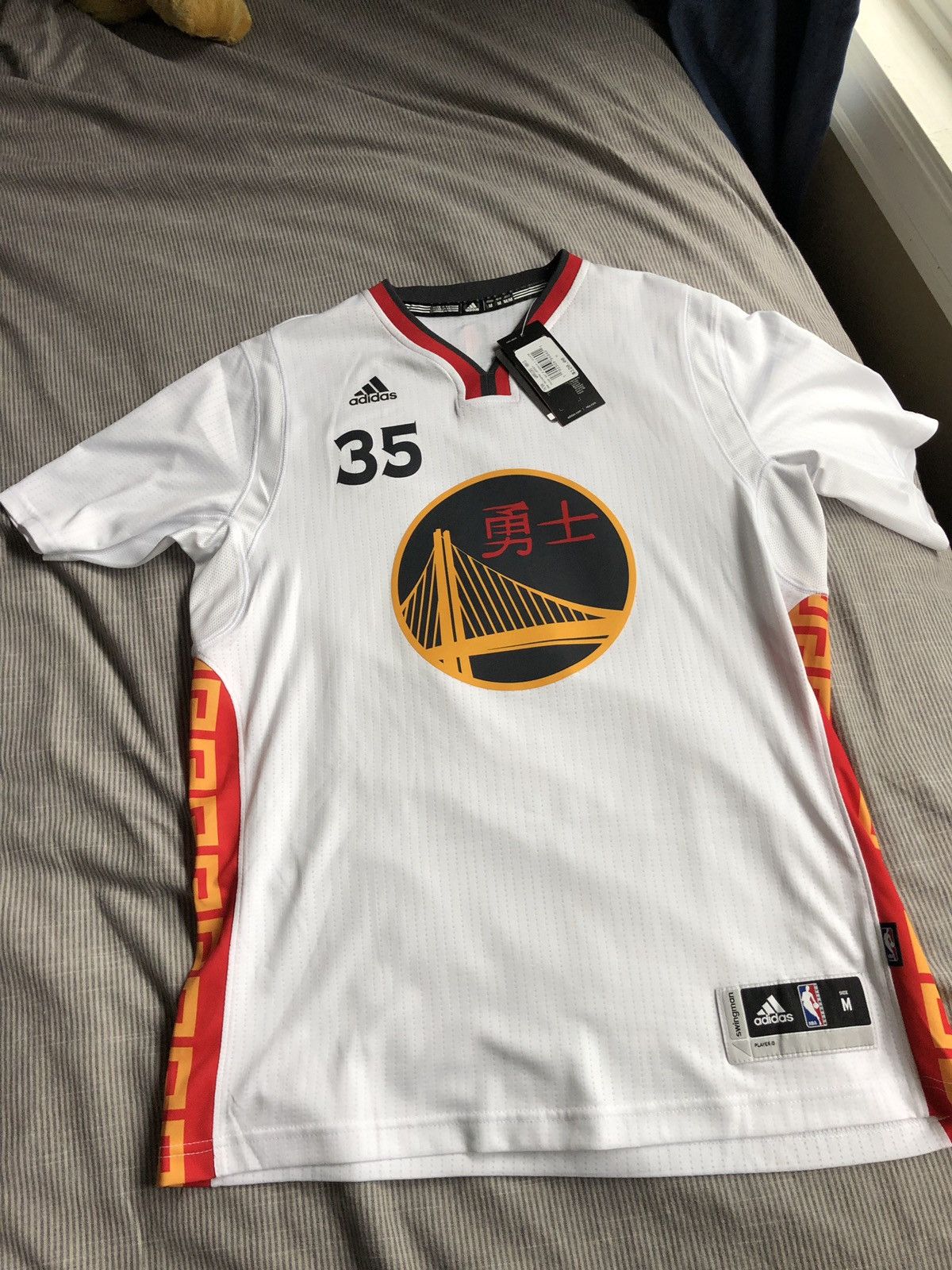 Adidas Adidas Warriors Kevin Durant Chinese New Year Jersey Grailed