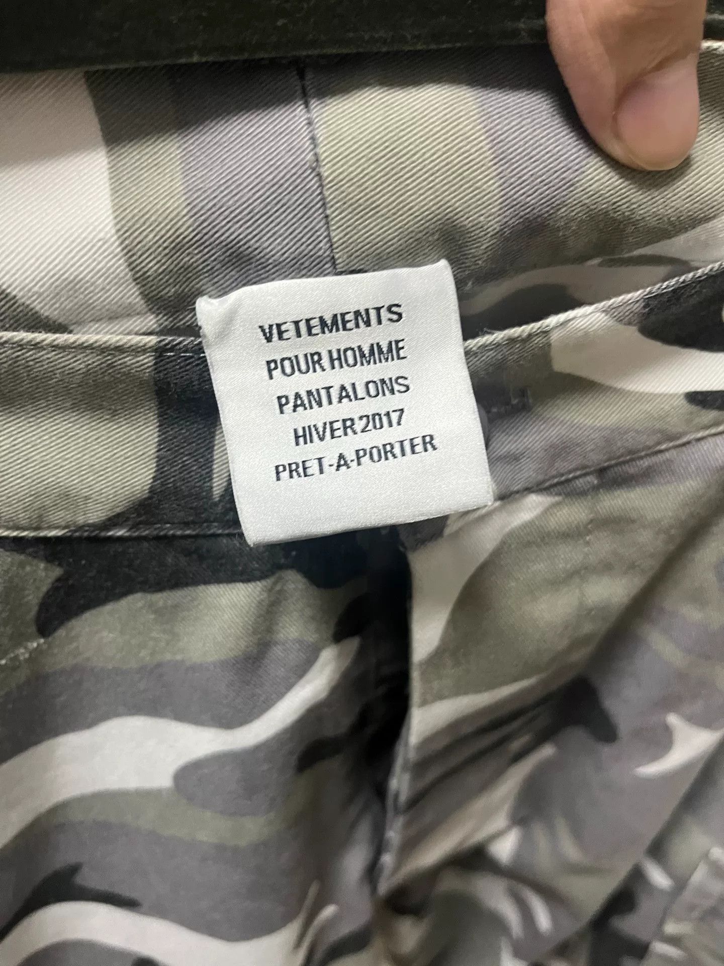 Vetements Vetements 16FW Camouflage Cargo Pants Size US 44 / EU 60 - 5 Thumbnail