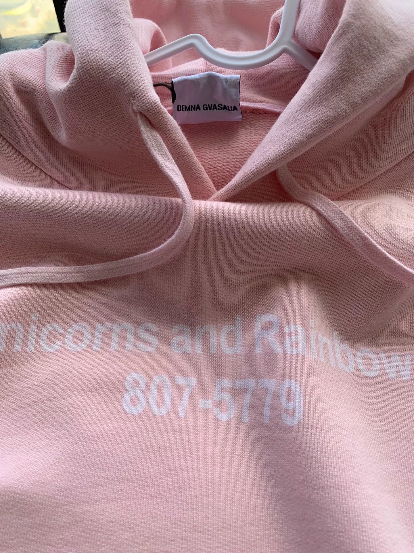 Vetements VETEMENTS Oversize Pink Unicorn Hoodie Size US S / EU 44-46 / 1 - 4 Thumbnail