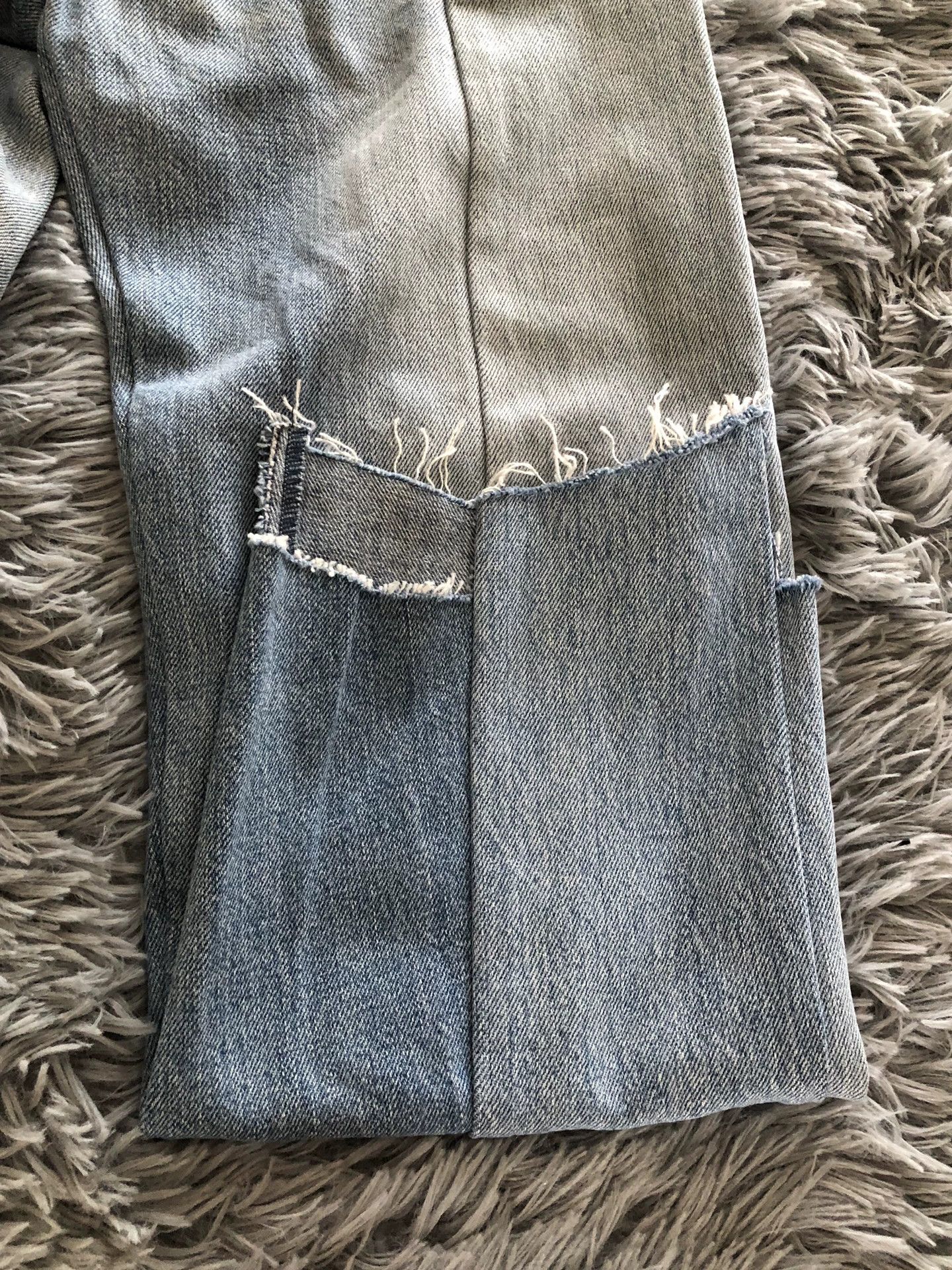 Vetements Vetements Blue Patchwork High-Waist Jeans Size US 26 / EU 42 - 5 Thumbnail