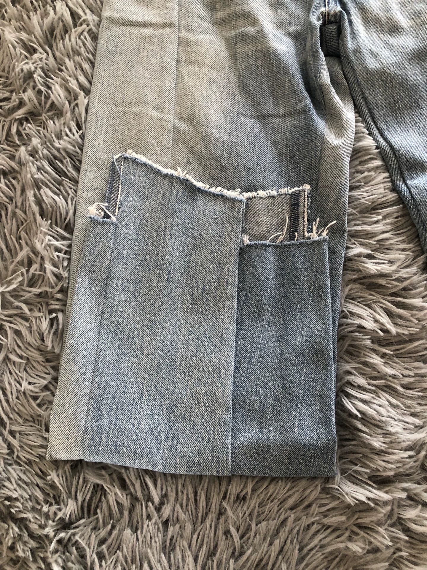 Vetements Vetements Blue Patchwork High-Waist Jeans Size US 26 / EU 42 - 4 Thumbnail