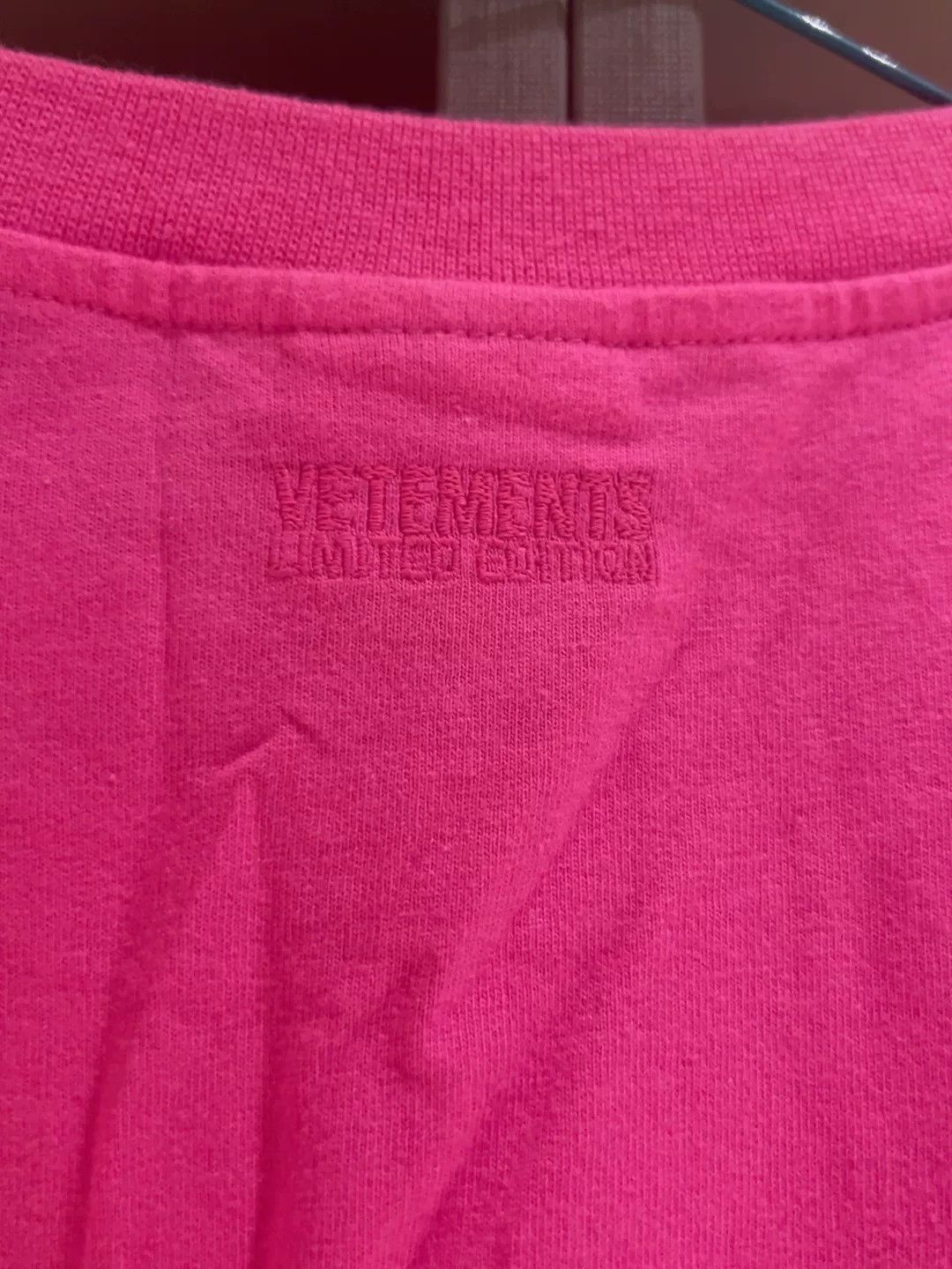 Vetements Vetements Pink Limited Edition Short-Sleeve T-Shirt Size US XS / EU 42 / 0 - 2 Thumbnail