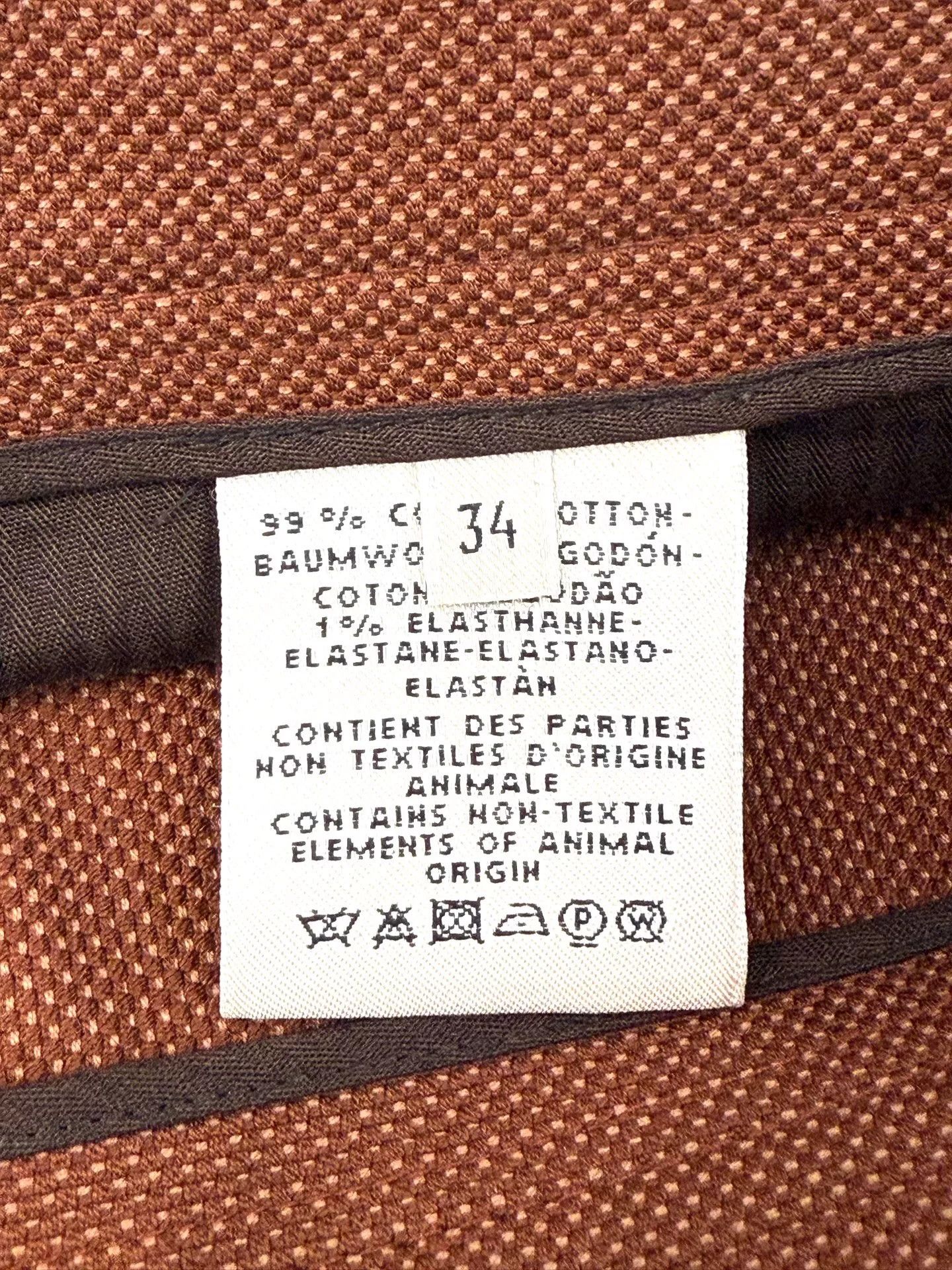 Hermes Hermes Orange Cotton Casual Pants XXS Size US 34 / EU 50 - 4 Thumbnail