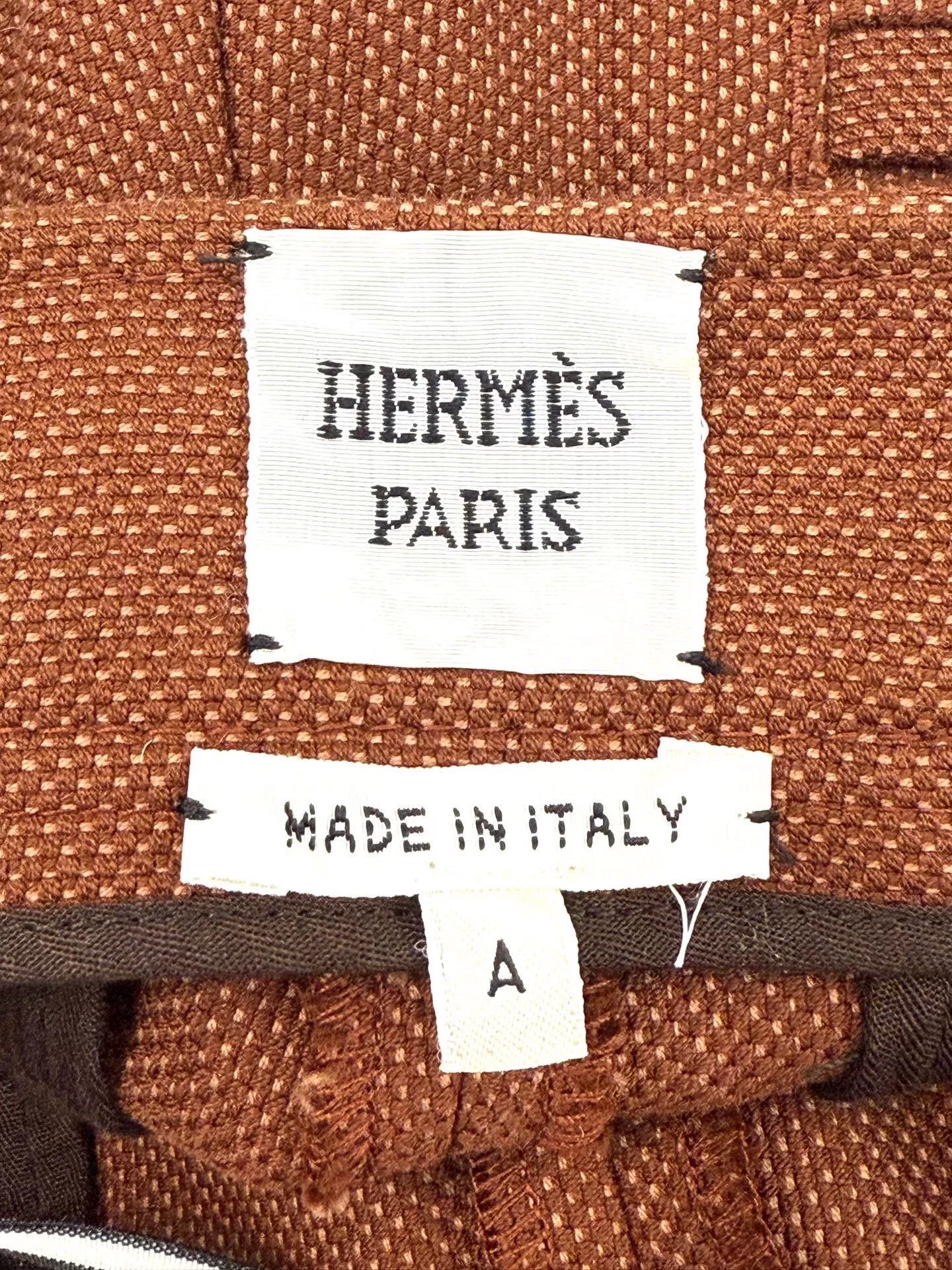 Hermes Hermes Orange Cotton Casual Pants XXS Size US 34 / EU 50 - 3 Thumbnail