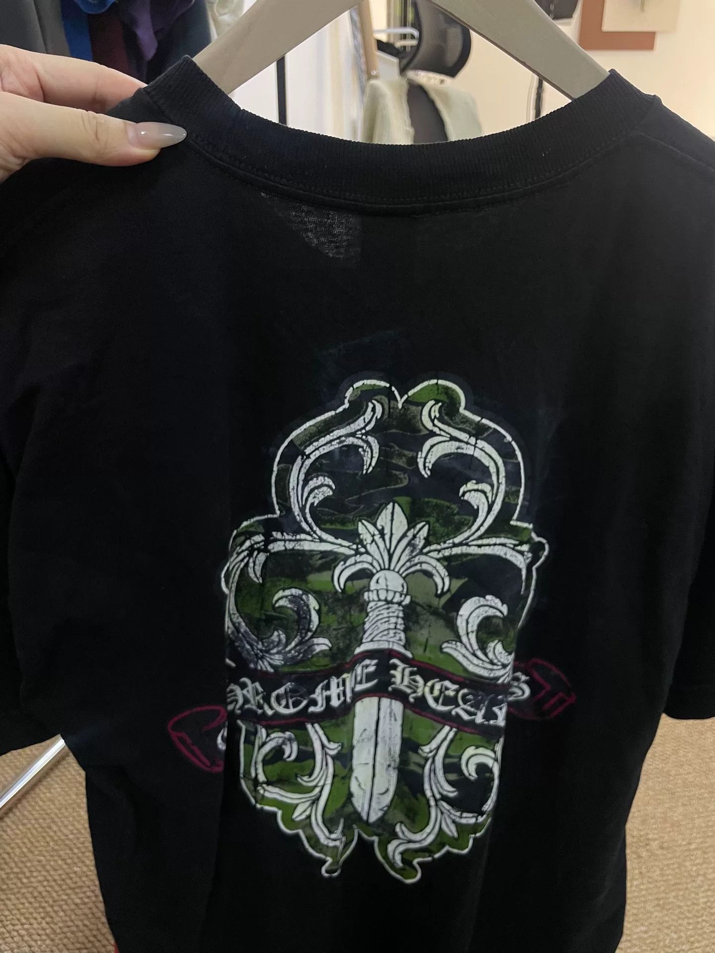 Chrome Hearts Chrome Hearts Sword Short Sleeve Tee Size US M / EU 48-50 / 2 - 2 Thumbnail
