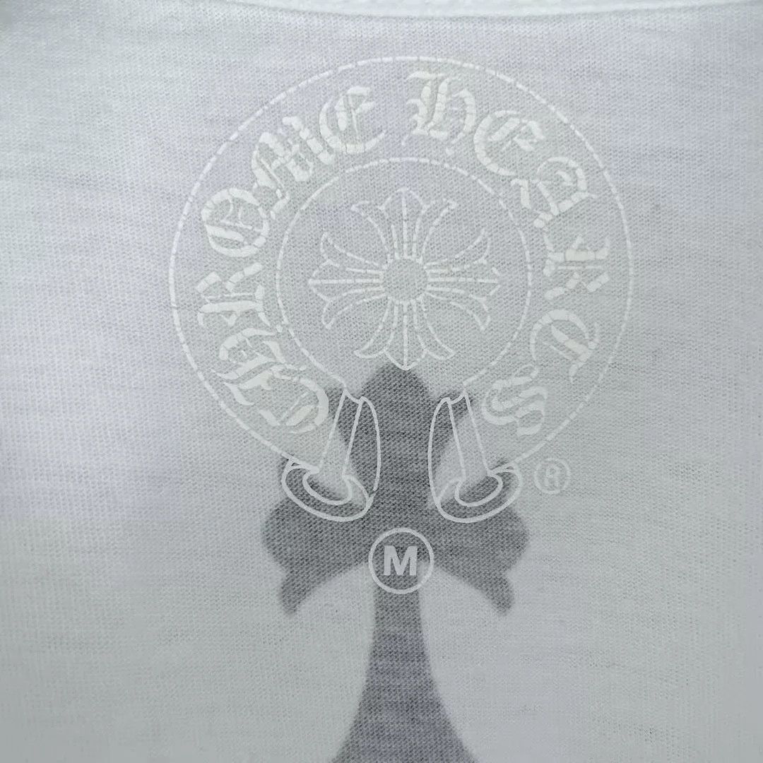 Chrome Hearts Chrome Hearts White Cross Scroll Short Sleeve Size US M / EU 48-50 / 2 - 6 Thumbnail