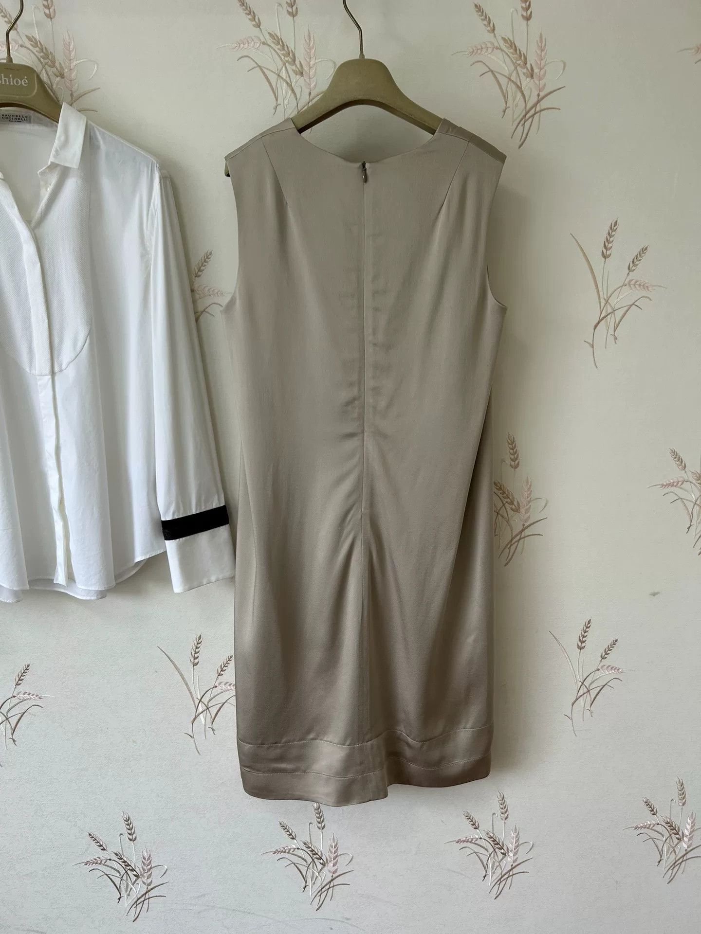 The Row The Row Champagne Sleeveless Minimal Dress Size US S / EU 44-46 / 1 - 2 Thumbnail