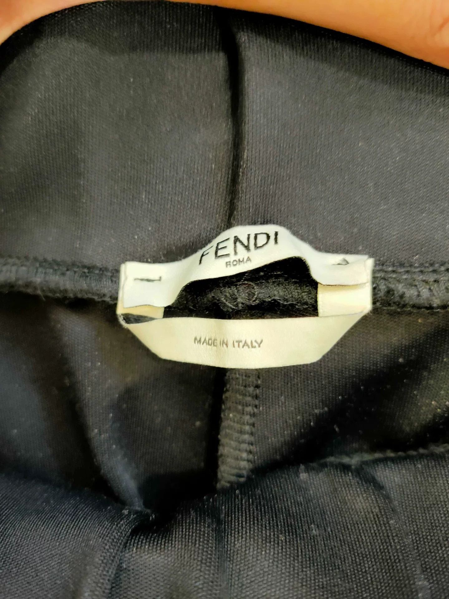 Fendi Fendi Black Pants with Pink Print Size US 38 / EU 54 - 3 Thumbnail