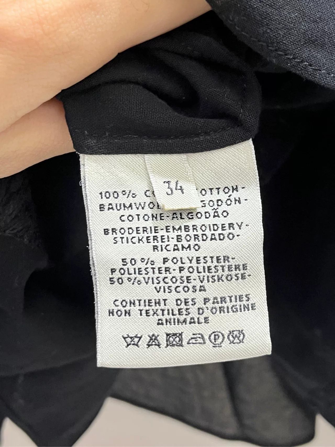 Hermes Hermes Black Silk Top Size 34 Size US S / EU 44-46 / 1 - 4 Thumbnail
