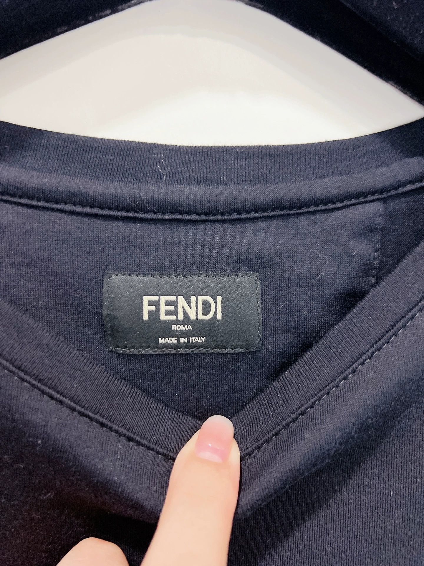 Fendi FENDI Black Devil Crystal Short Sleeve Size US L / EU 52-54 / 3 - 6 Thumbnail