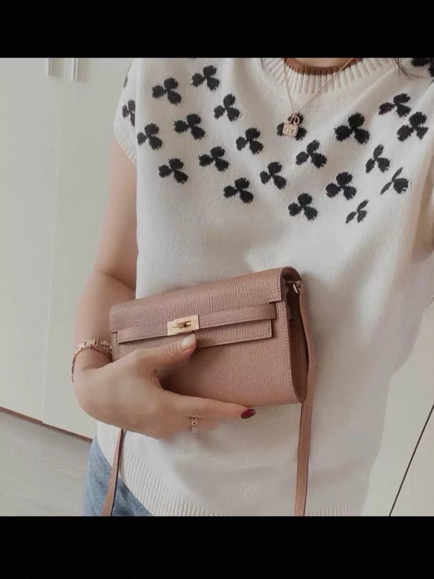Hermes Hermes Clover Knit Short Sleeve Size US S / EU 44-46 / 1 - 7 Thumbnail