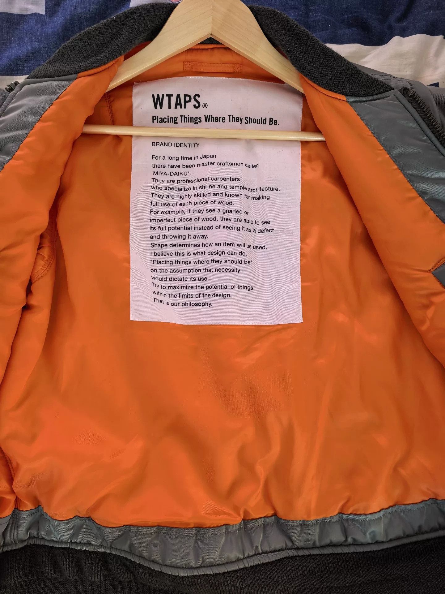 Wtaps Wtaps 14AW MA1 Twill Jacket Size US M / EU 48-50 / 2 - 2 Thumbnail