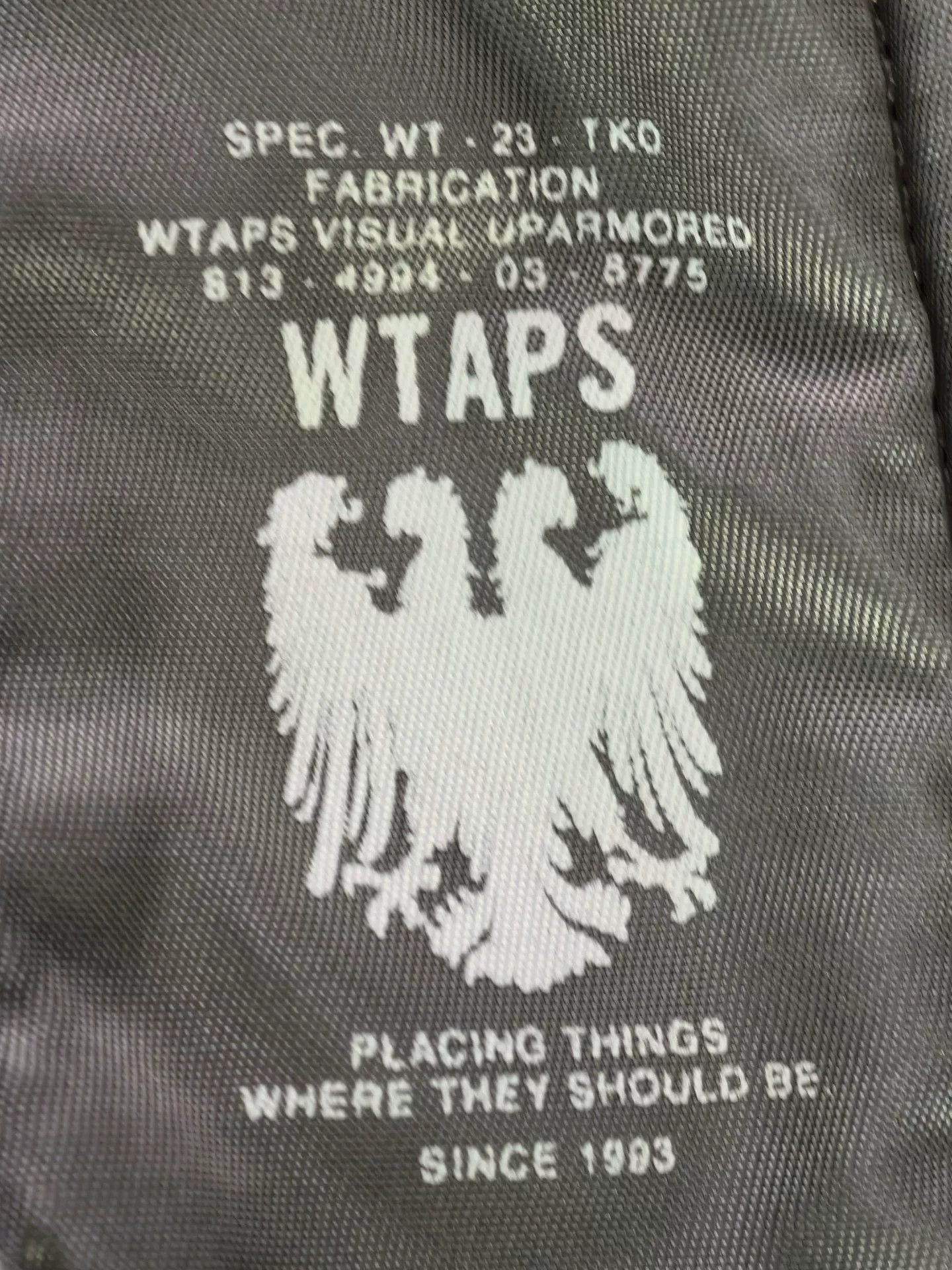 Wtaps Wtaps 14AW MA1 Twill Jacket Size US M / EU 48-50 / 2 - 7 Thumbnail