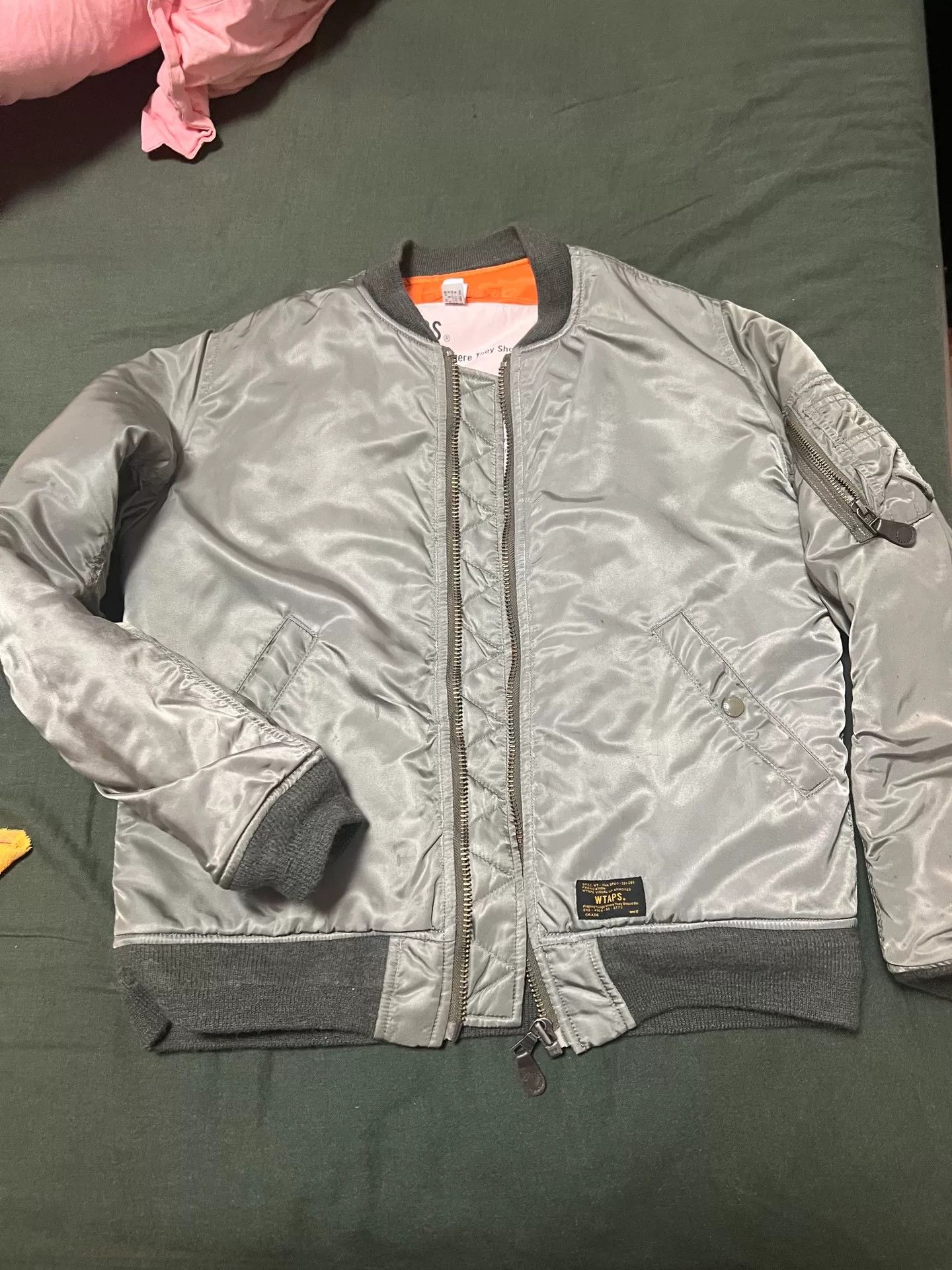Wtaps WTAPS 14AW MA1 Flight Jacket Size US M / EU 48-50 / 2 - 8 Thumbnail
