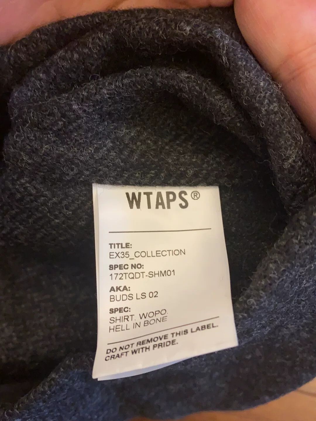 Wtaps WTAPS Military Wool Shirt Size US M / EU 48-50 / 2 - 6 Thumbnail
