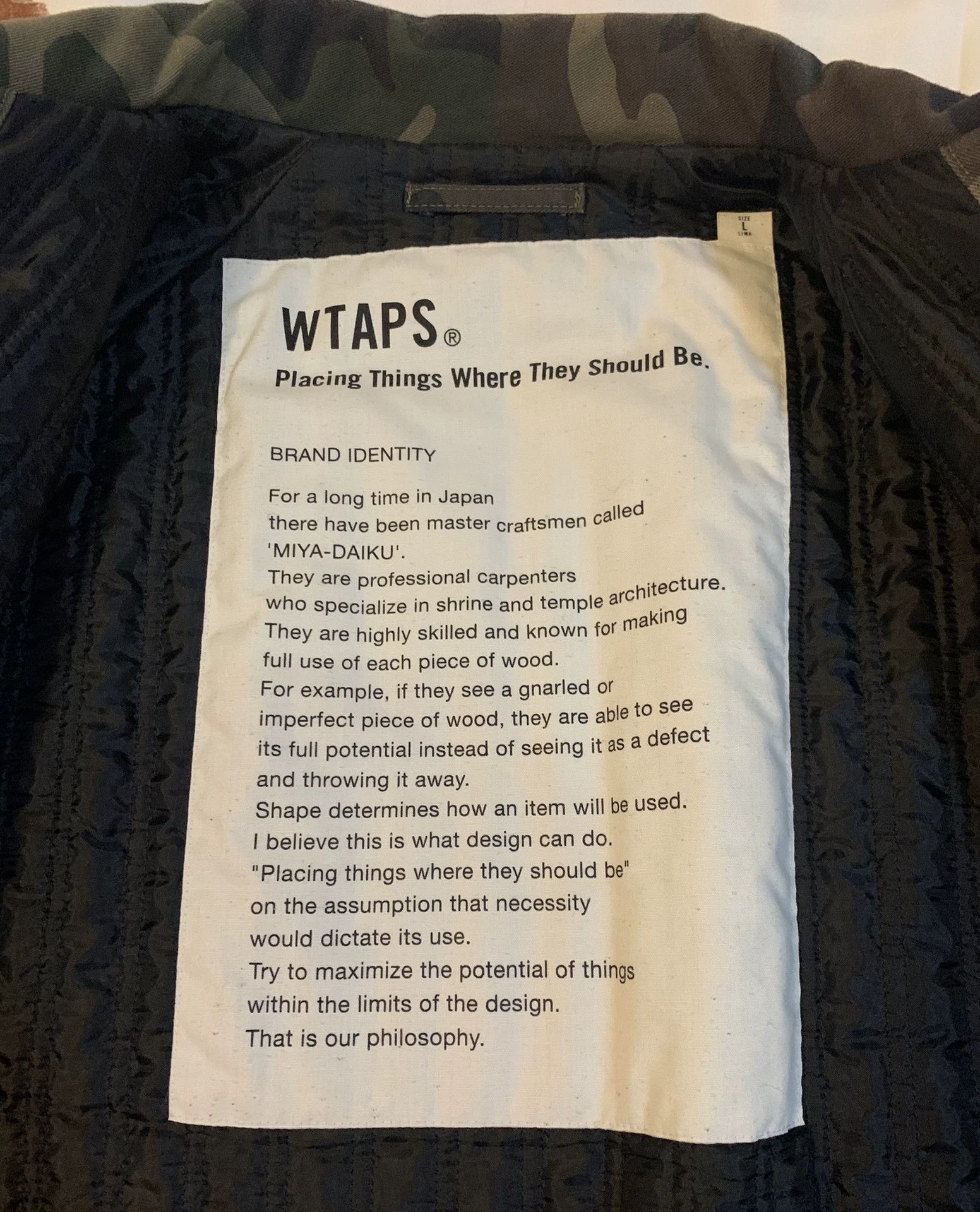 Wtaps Wtaps 16AW Camo Windbreaker Jacket Size US L / EU 52-54 / 3 - 5 Thumbnail