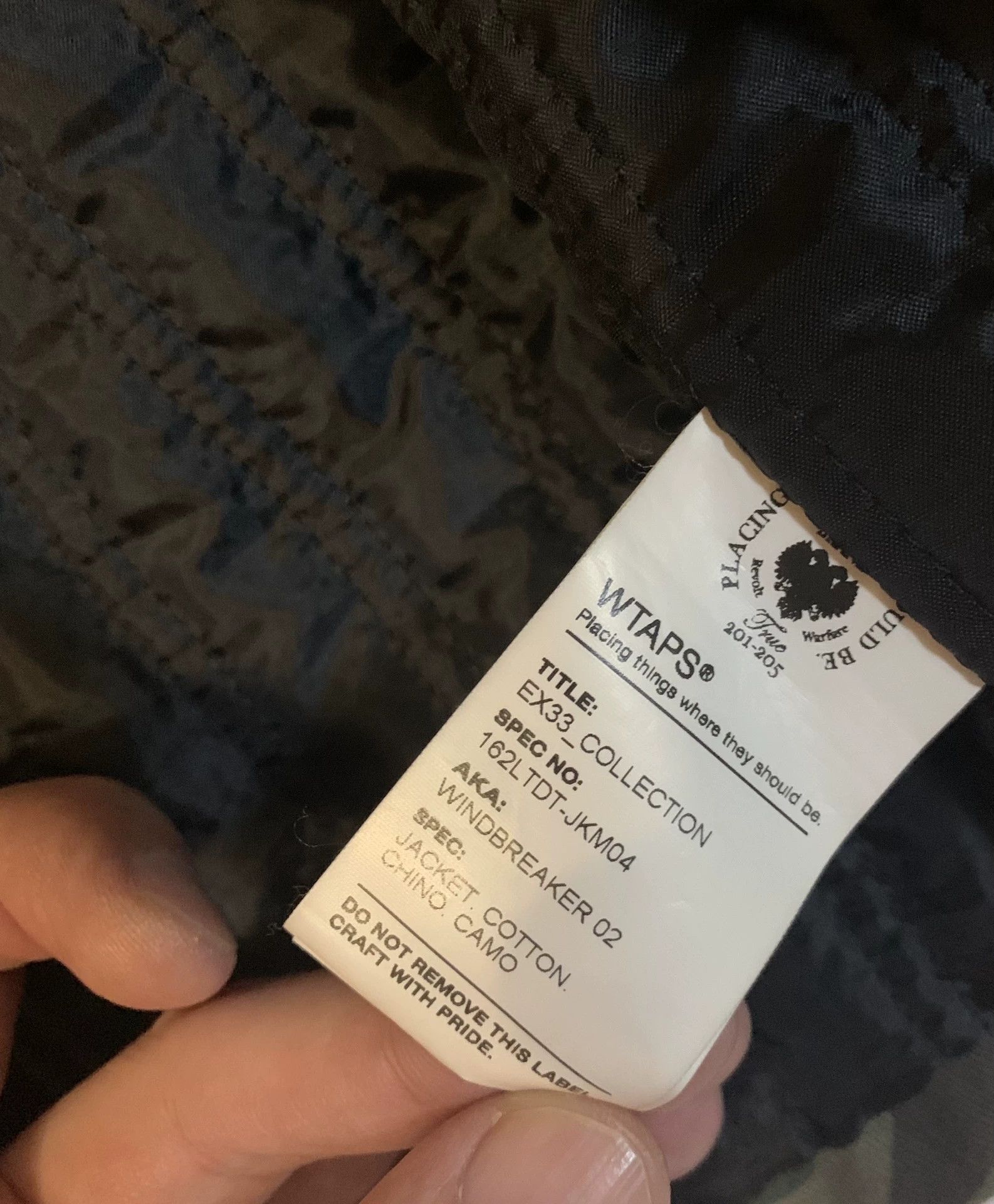 Wtaps Wtaps 16AW Camo Windbreaker Jacket Size US L / EU 52-54 / 3 - 6 Thumbnail
