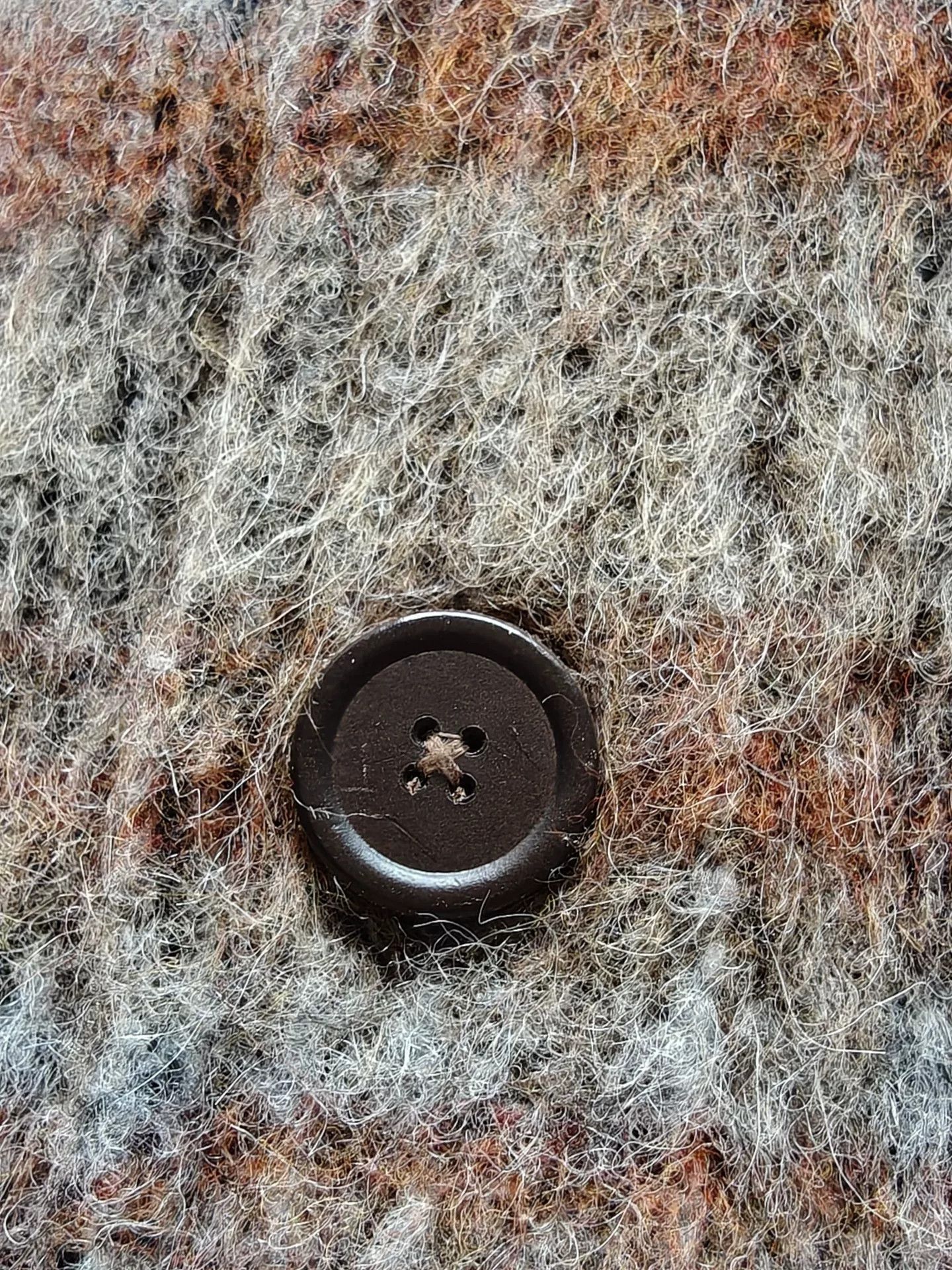 Our Legacy Our Legacy Check Mohair Button Cardigan Size US L / EU 52-54 / 3 - 3 Thumbnail